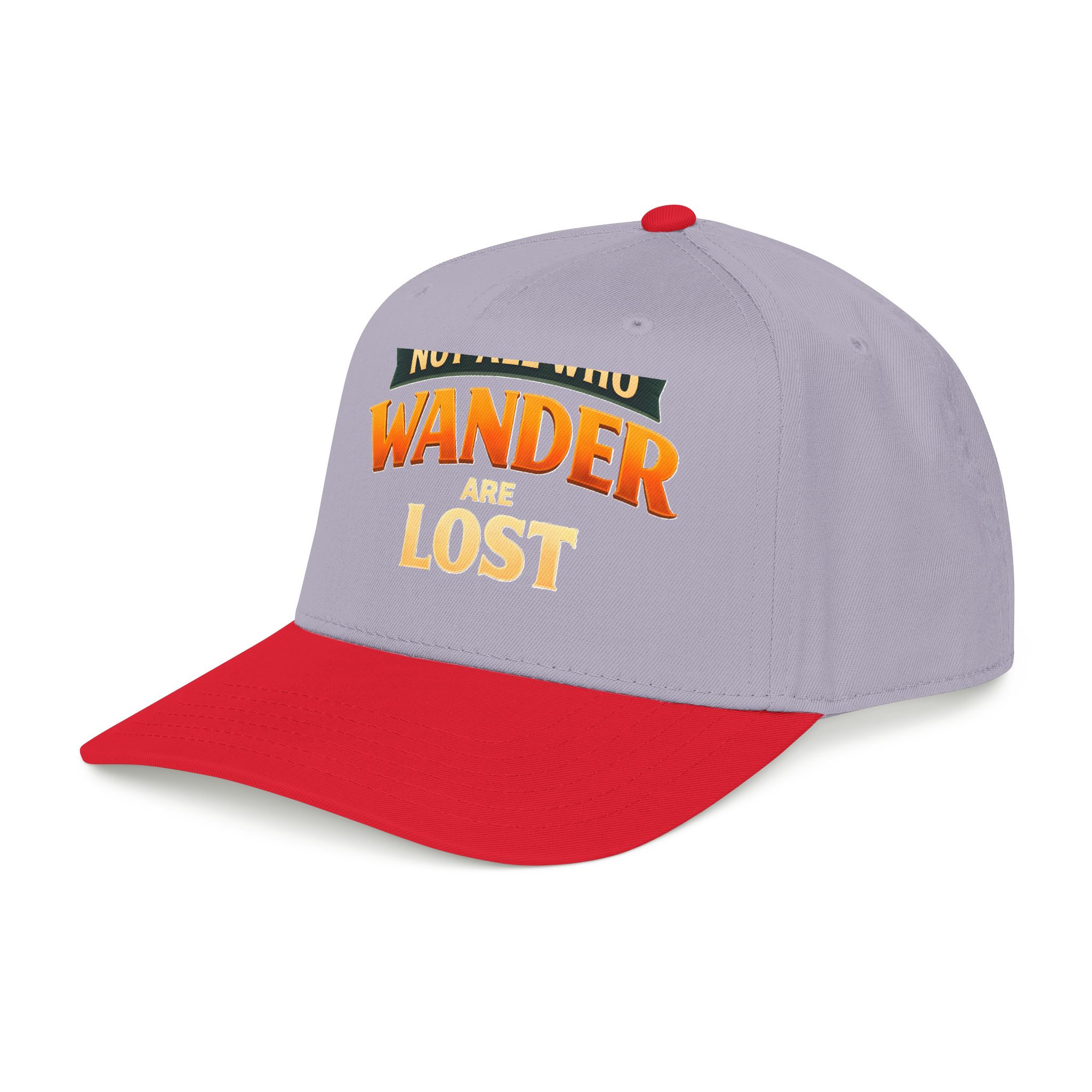 Baseball Cap - "Not All Who Wander Are Lost" Design Scenic-Line