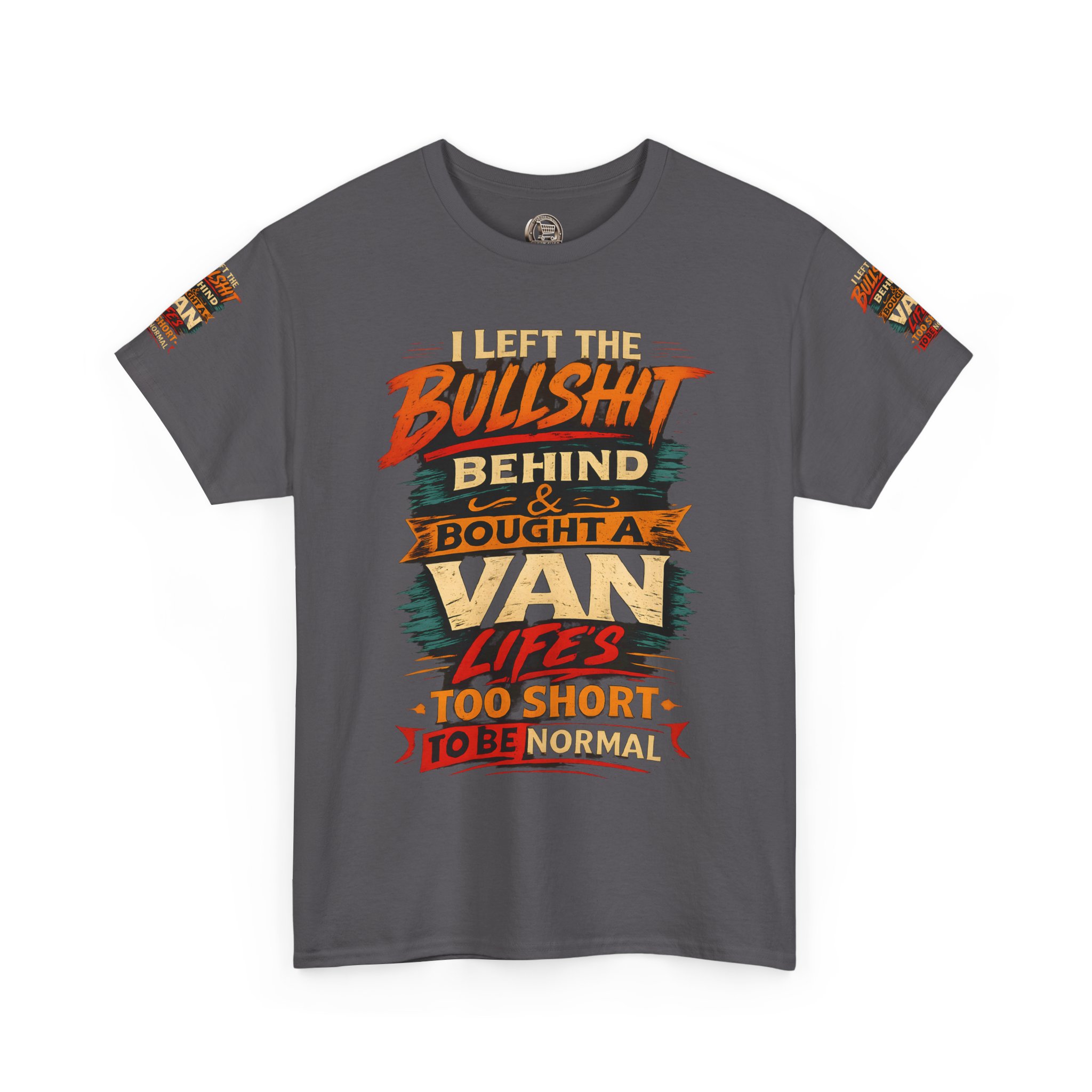 7298514552264132013_2048.jpeg Unisex Heavy Cotton Tee — "I Left The Bullshit" Design F**K-Line