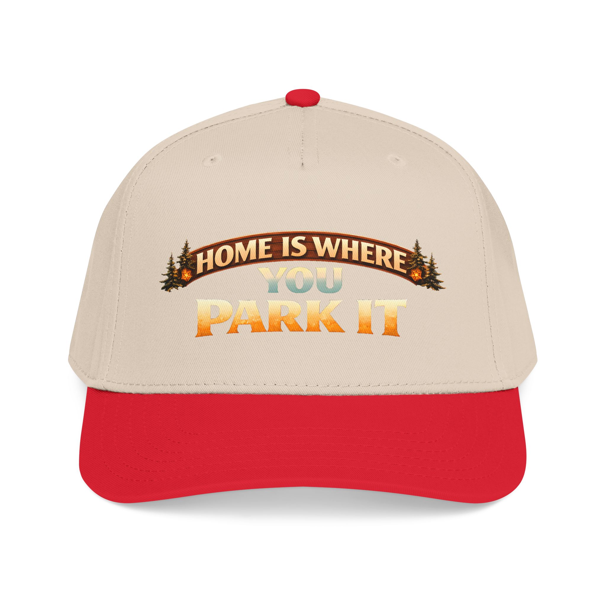 Baseball Cap - "Home Is Where You Park It" Design Scenic-Line