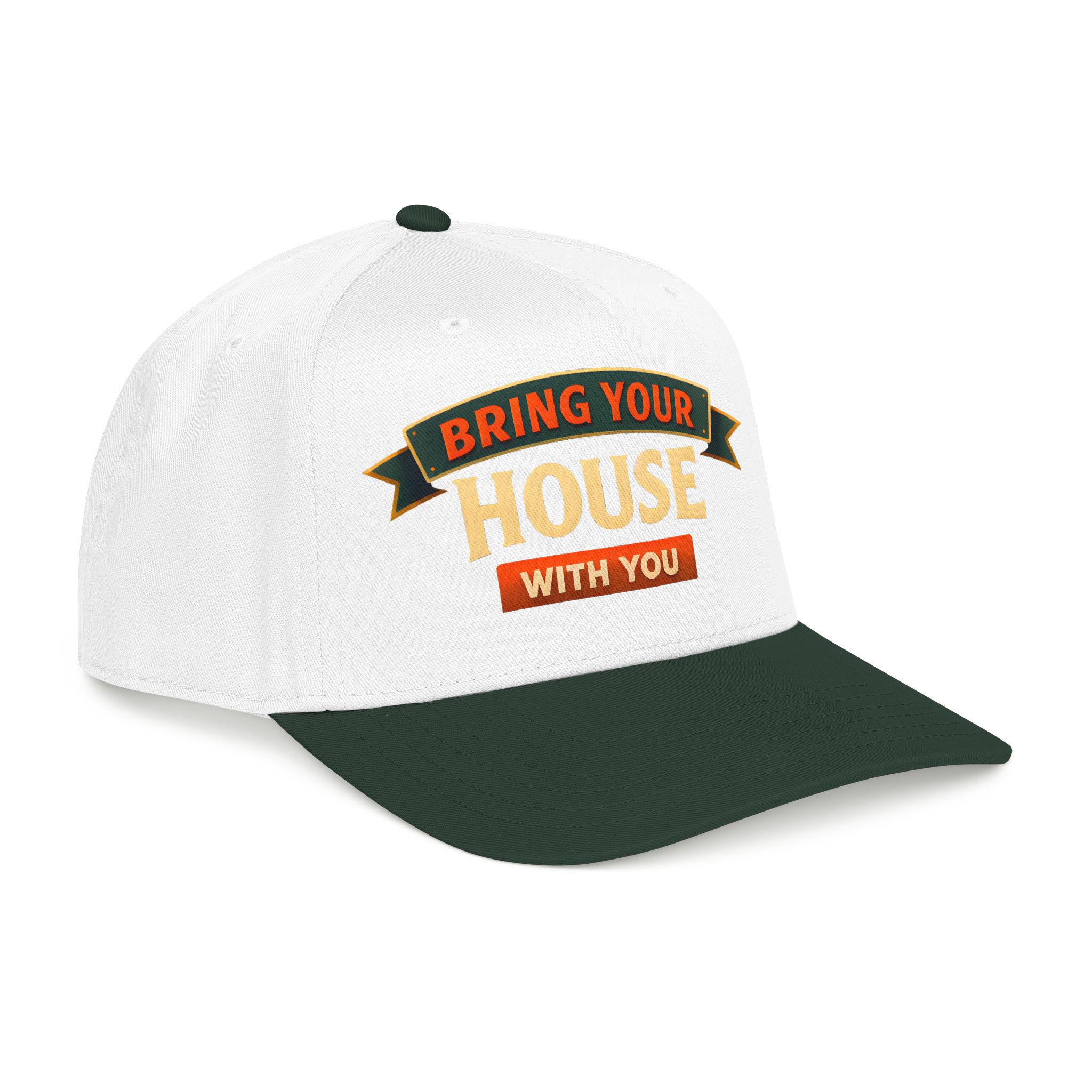 Baseball Cap - "Bring Your House With You" Design Scenic-Line