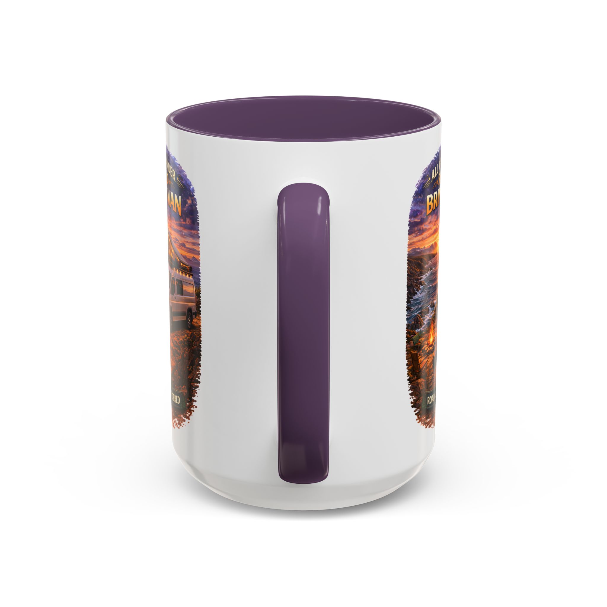 7331395227983825935_2048.jpeg Accent Coffee Mug (11, 15oz) — "All Who wander Should Bring A Van" Design Scenic-Line