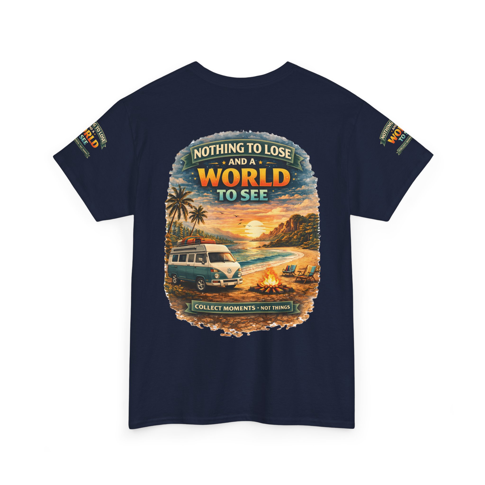 7335137720805664634_2048.jpeg Unisex Heavy Cotton Tee — "Nothing To Lose " Design Scenic-Line