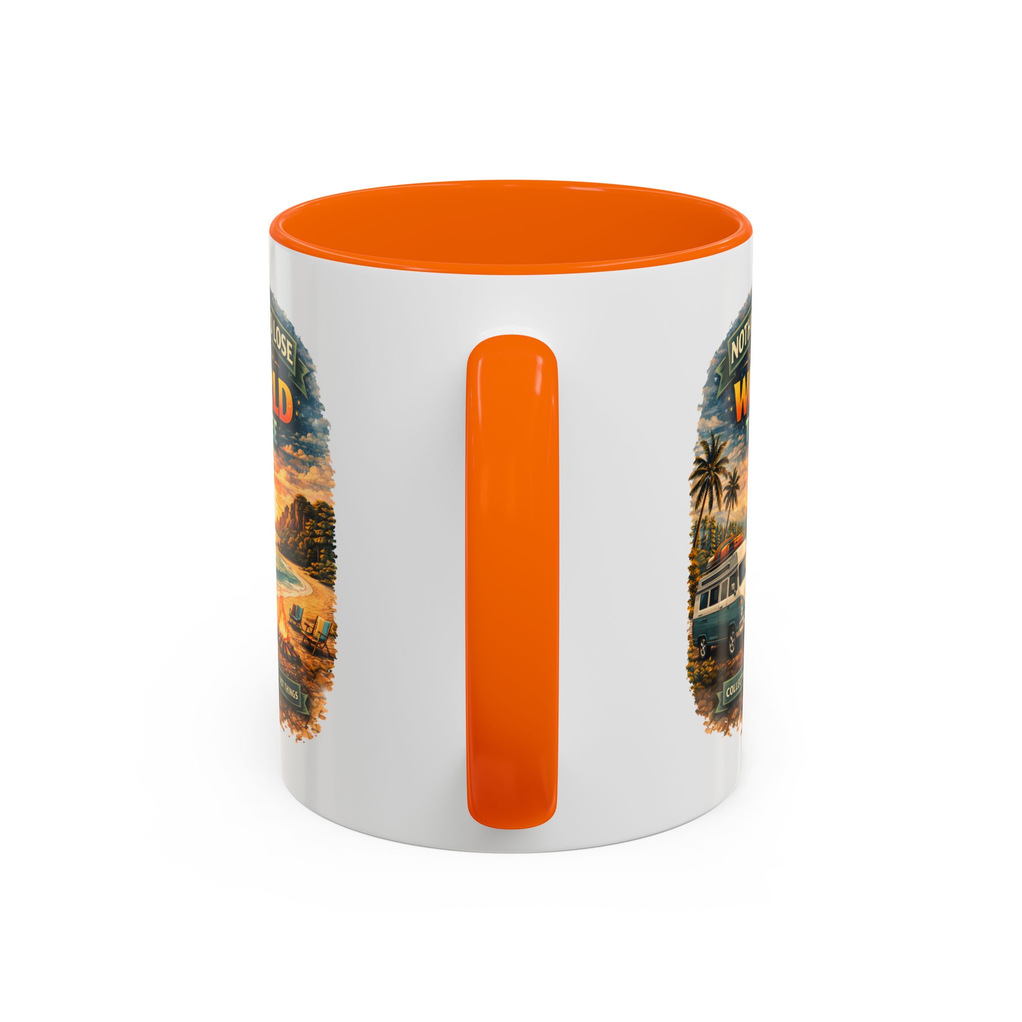 Accent Coffee Mug (11, 15oz) — "Nothing To Lose" Design Scenic-Line