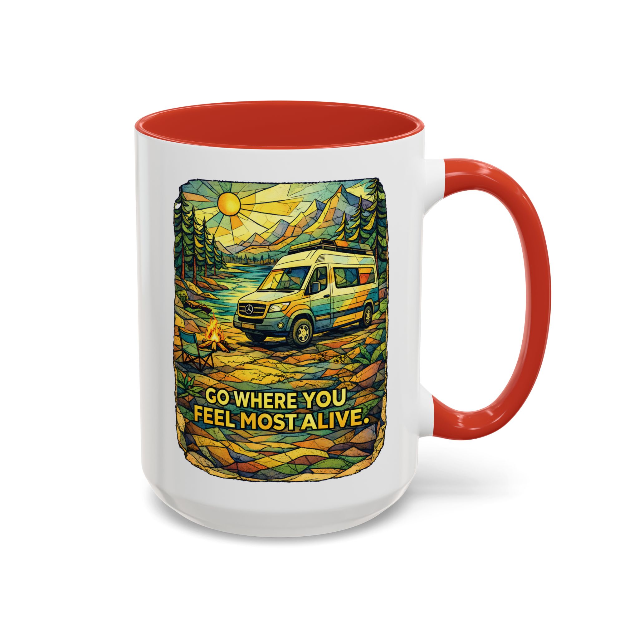 736123775842449813_2048.jpeg Accent Coffee Mug (11, 15oz) — "Go Where You Feel Most Alive" Design Cubic-Line