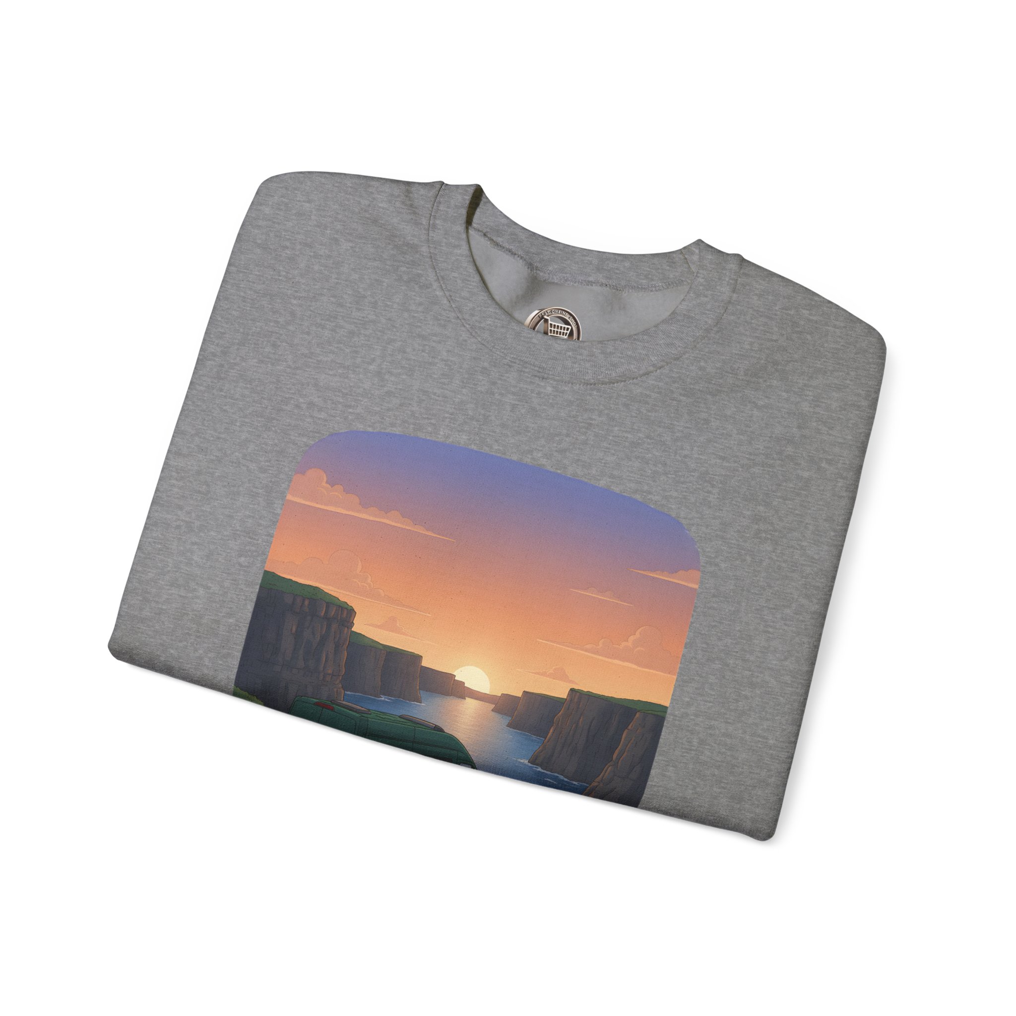 7364319301779957873_2048.jpeg Unisex Heavy Blend™ Crewneck Sweatshirt — "Ocean Views-Adventures Awaits" Design Sitcom-Line