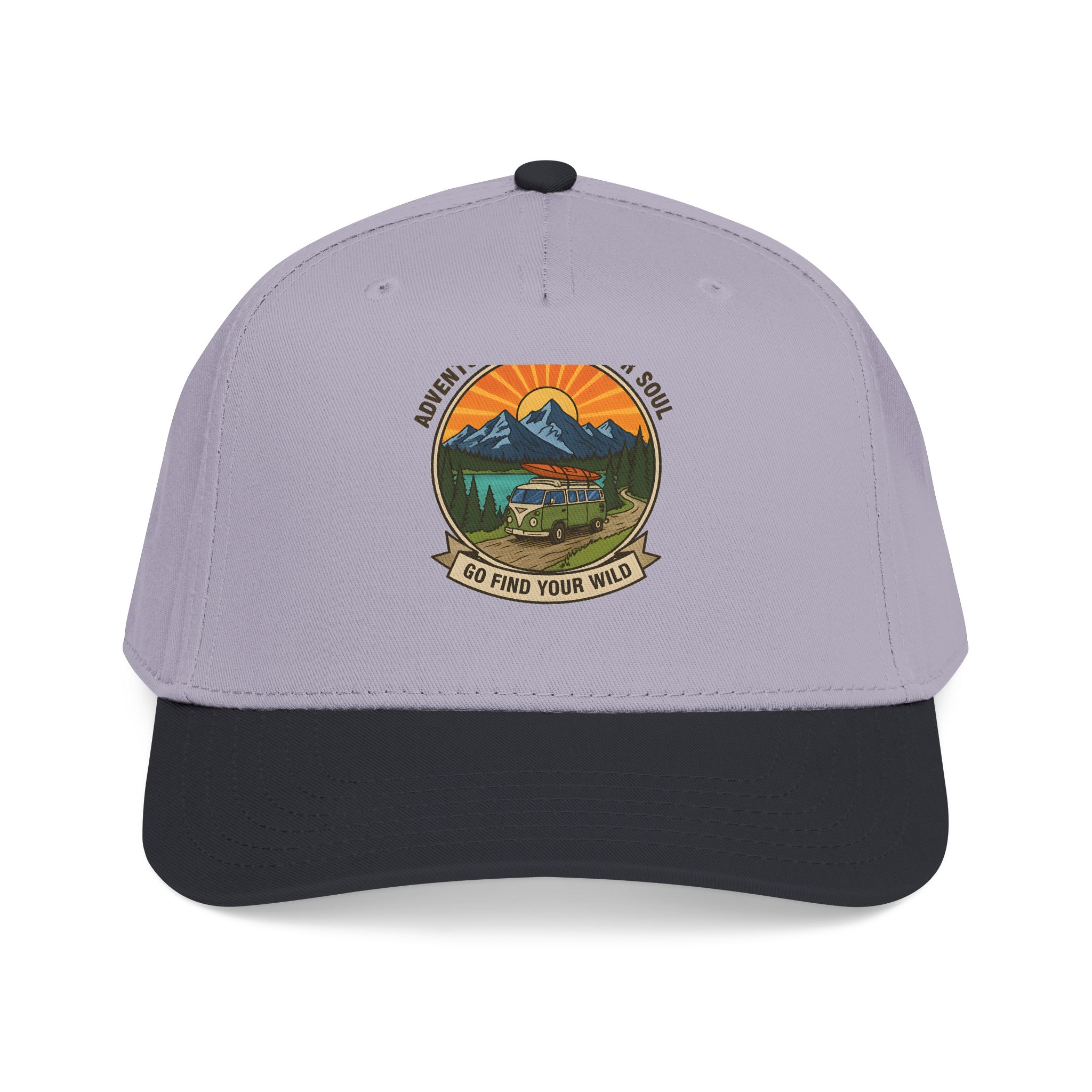 Baseball Cap — "Go Find Your Wild" Outdoor Patch
