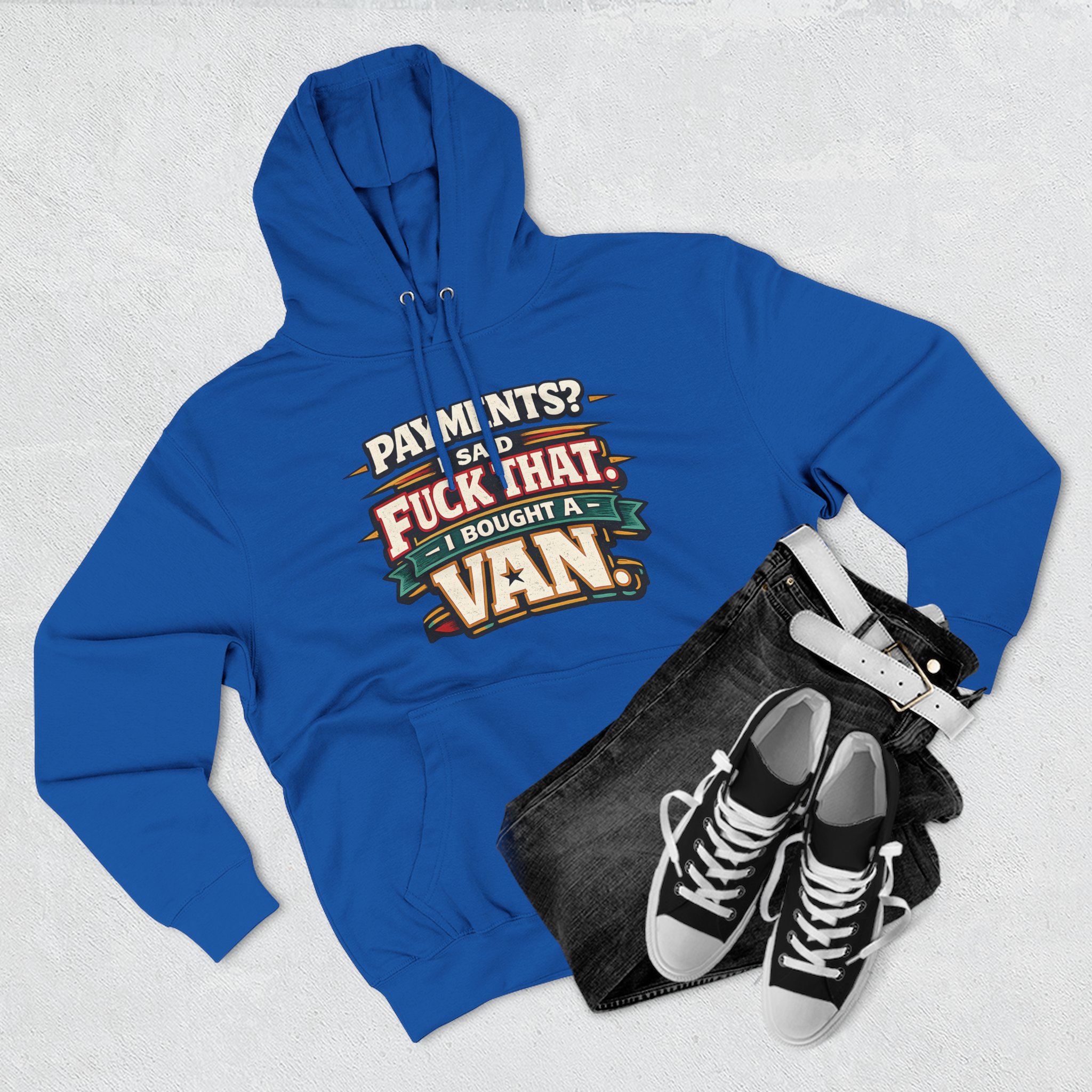 7413149131451943778_2048.jpeg Three-Panel Fleece Hoodie - "Payments?I Said" Design F**K-Line