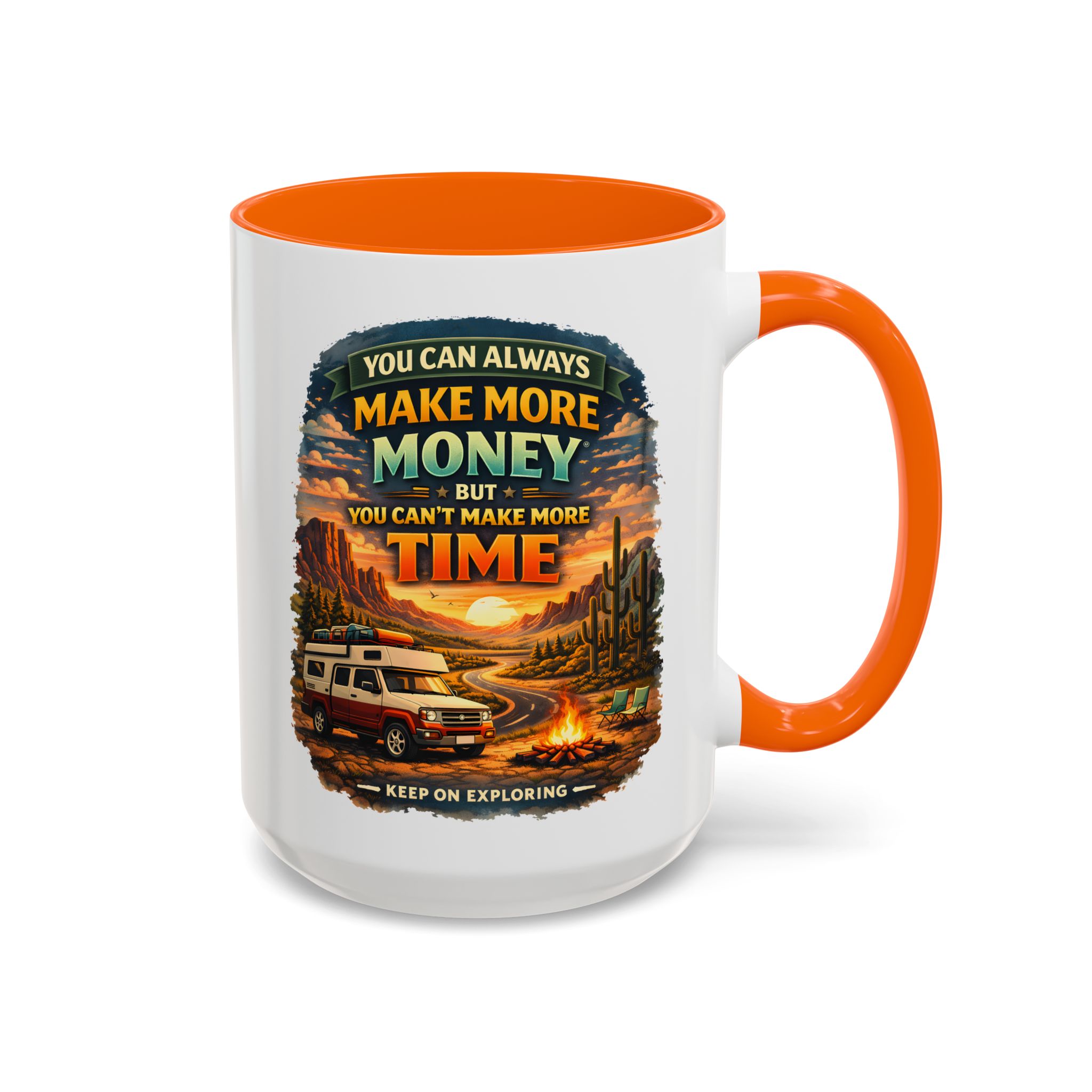 7427594103454127769_2048.jpeg Accent Coffee Mug (11, 15oz) — "You Can Always Make More Money" Design Scenic-Line