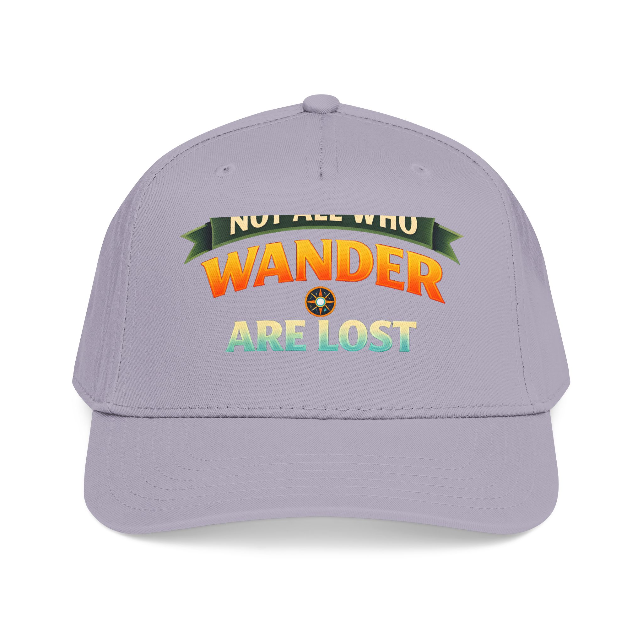 Baseball Cap - "Not All Who Wander Are Lost" Design Scenic-Line