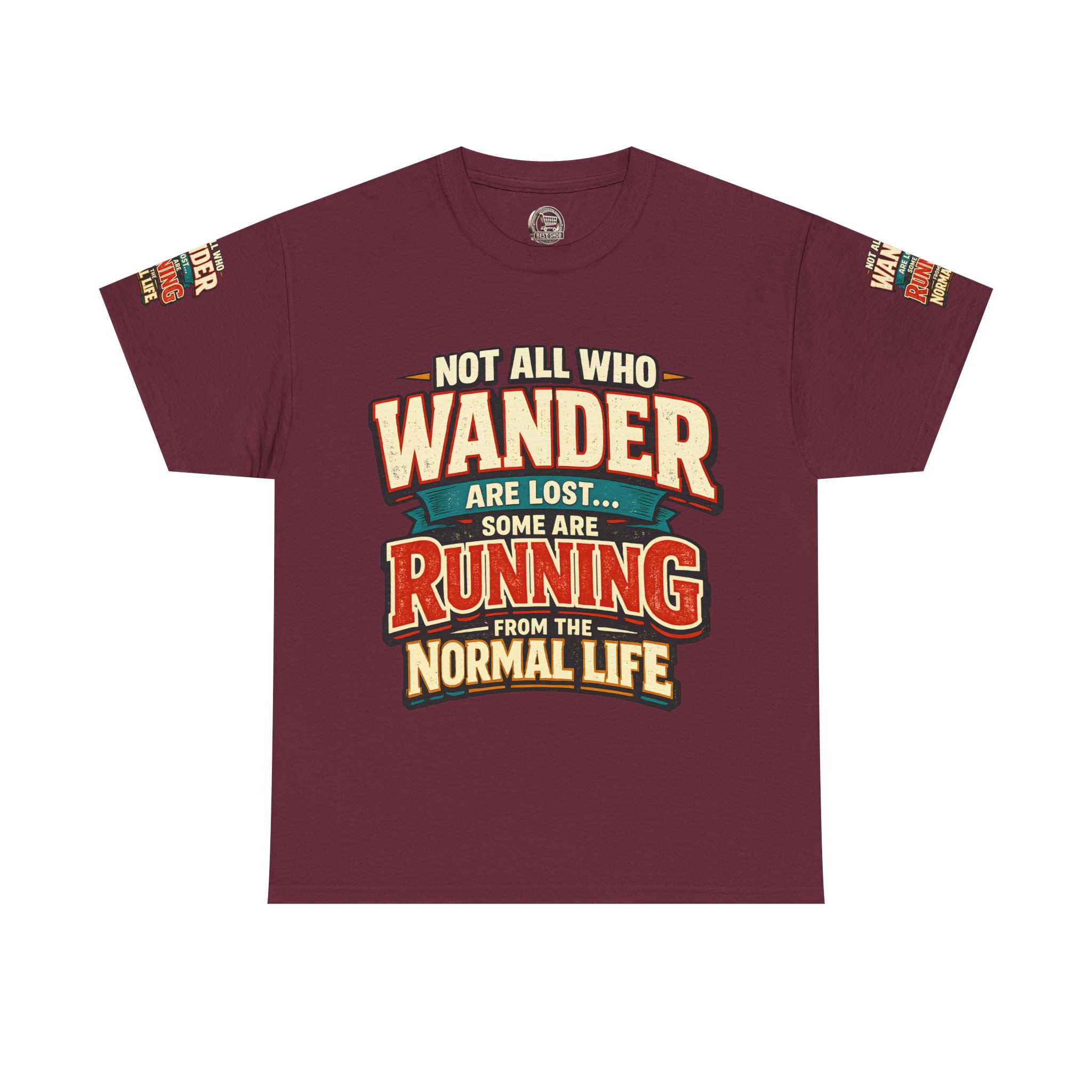 7440343004140444995_2048.jpeg Unisex Heavy Cotton Tee — "Not All Who Wander Are Lost" Design F**K-Line