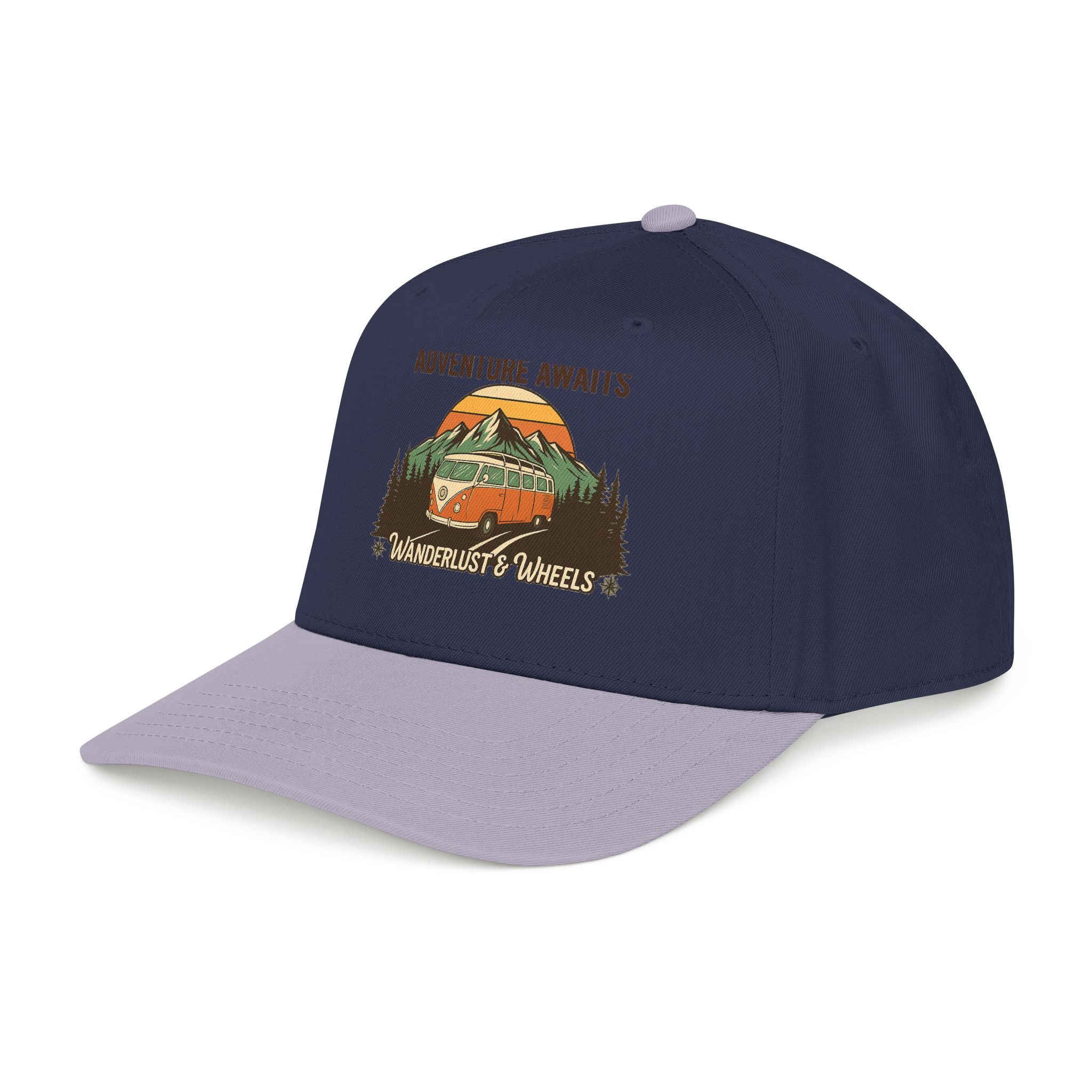 Baseball Cap - "Home Is Where You Adventure Awaits" Mid Profile Baseball Cap