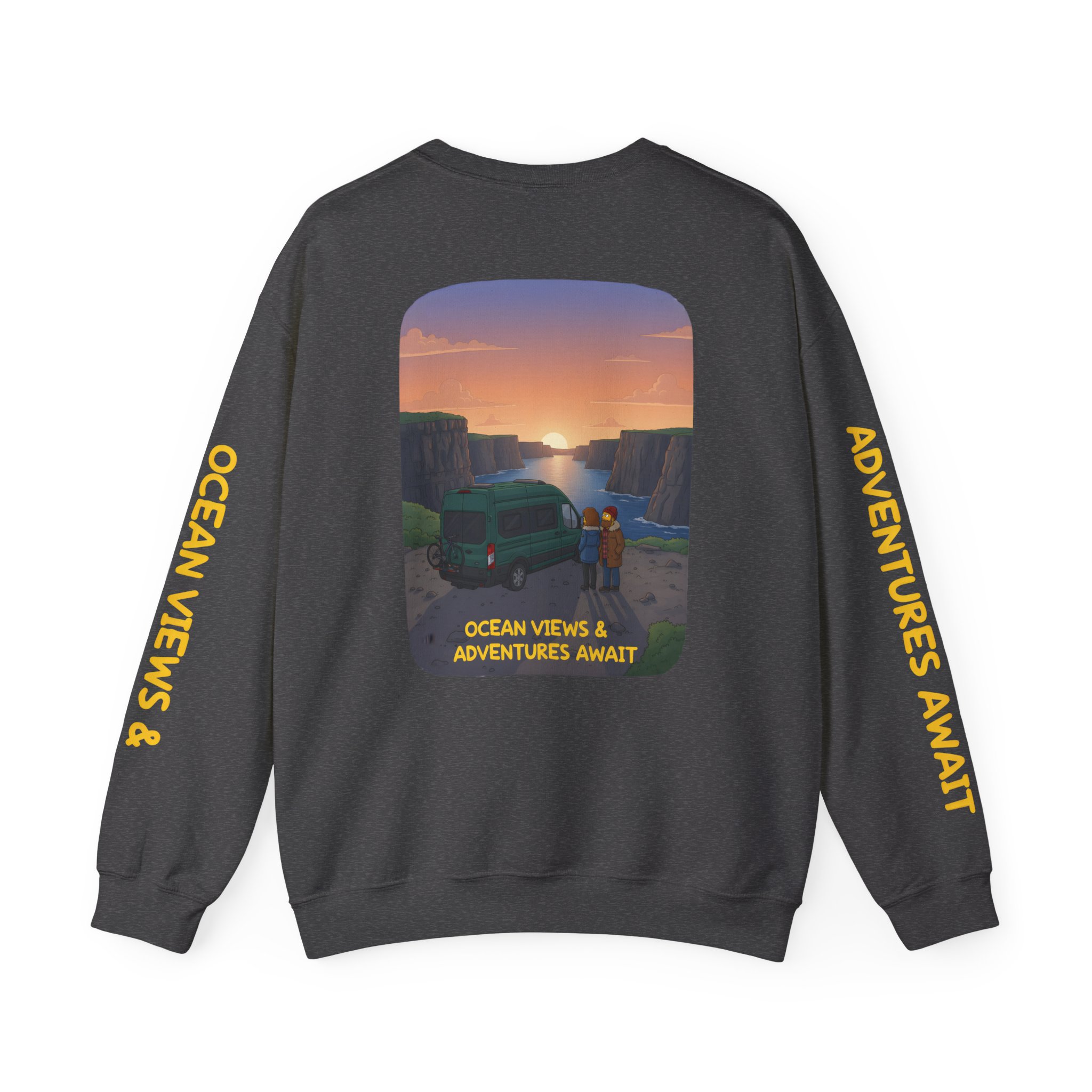 7492084391205680822_2048.jpeg Unisex Heavy Blend™ Crewneck Sweatshirt — "Ocean Views-Adventures Awaits" Design Sitcom-Line