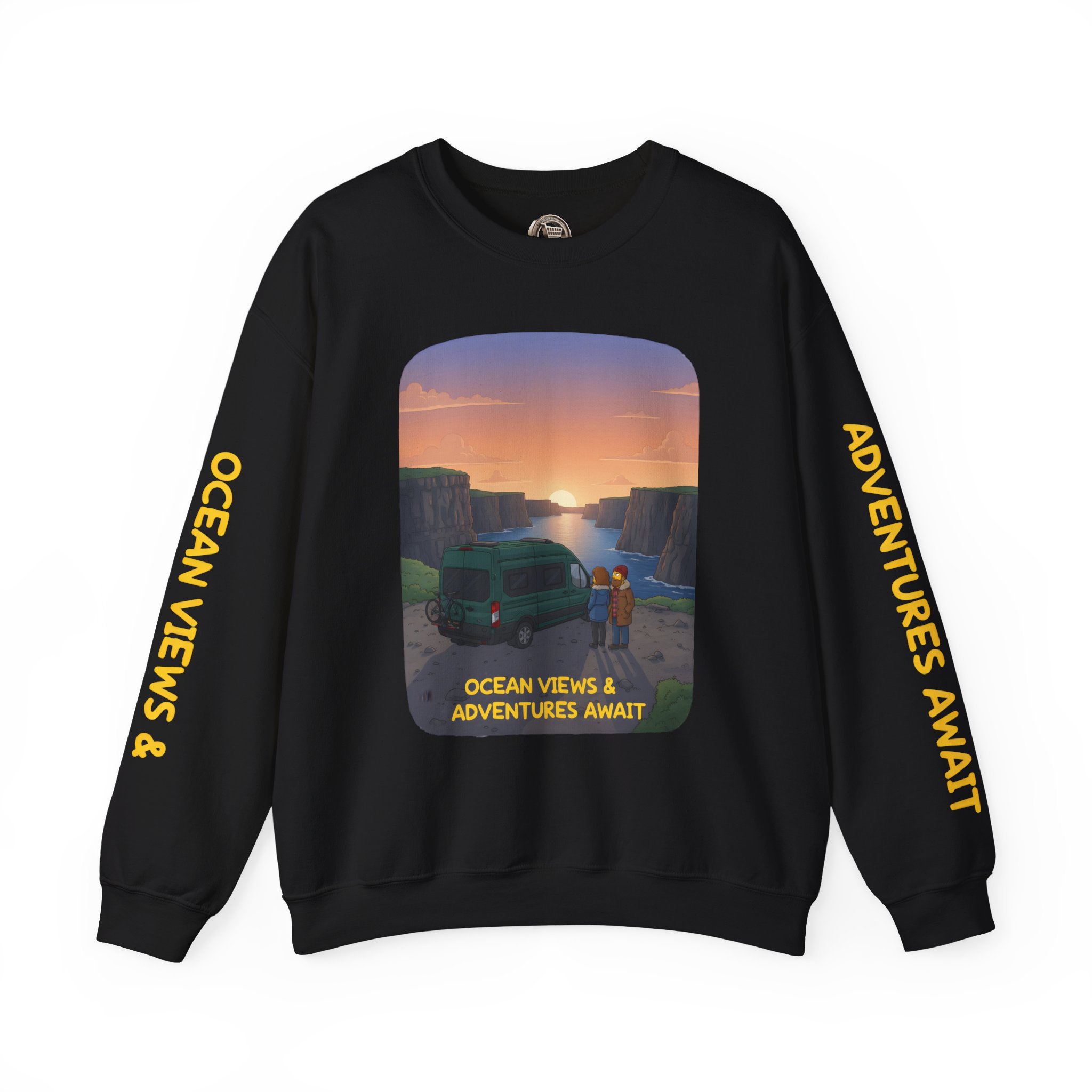 7500925952338383771_2048.jpeg Unisex Heavy Blend™ Crewneck Sweatshirt — "Ocean Views-Adventures Awaits" Design Sitcom-Line