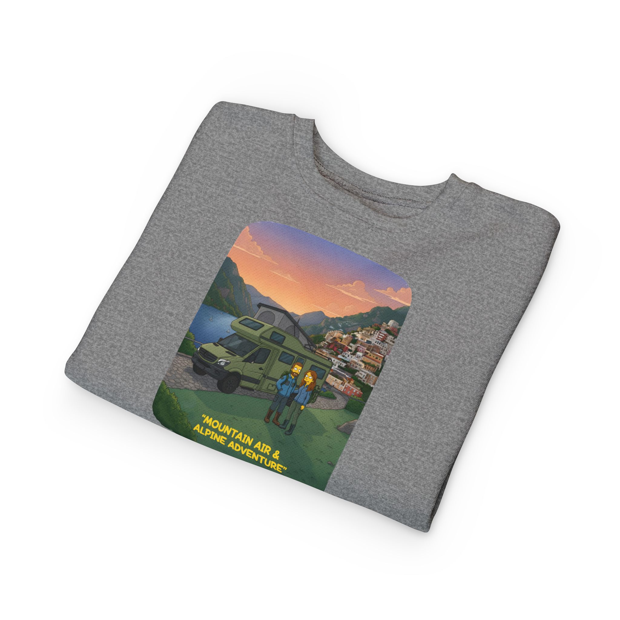 Toddler Sweatshirt - "Mountain Air And Alpine Adventure" (Design Sitcom-Line)