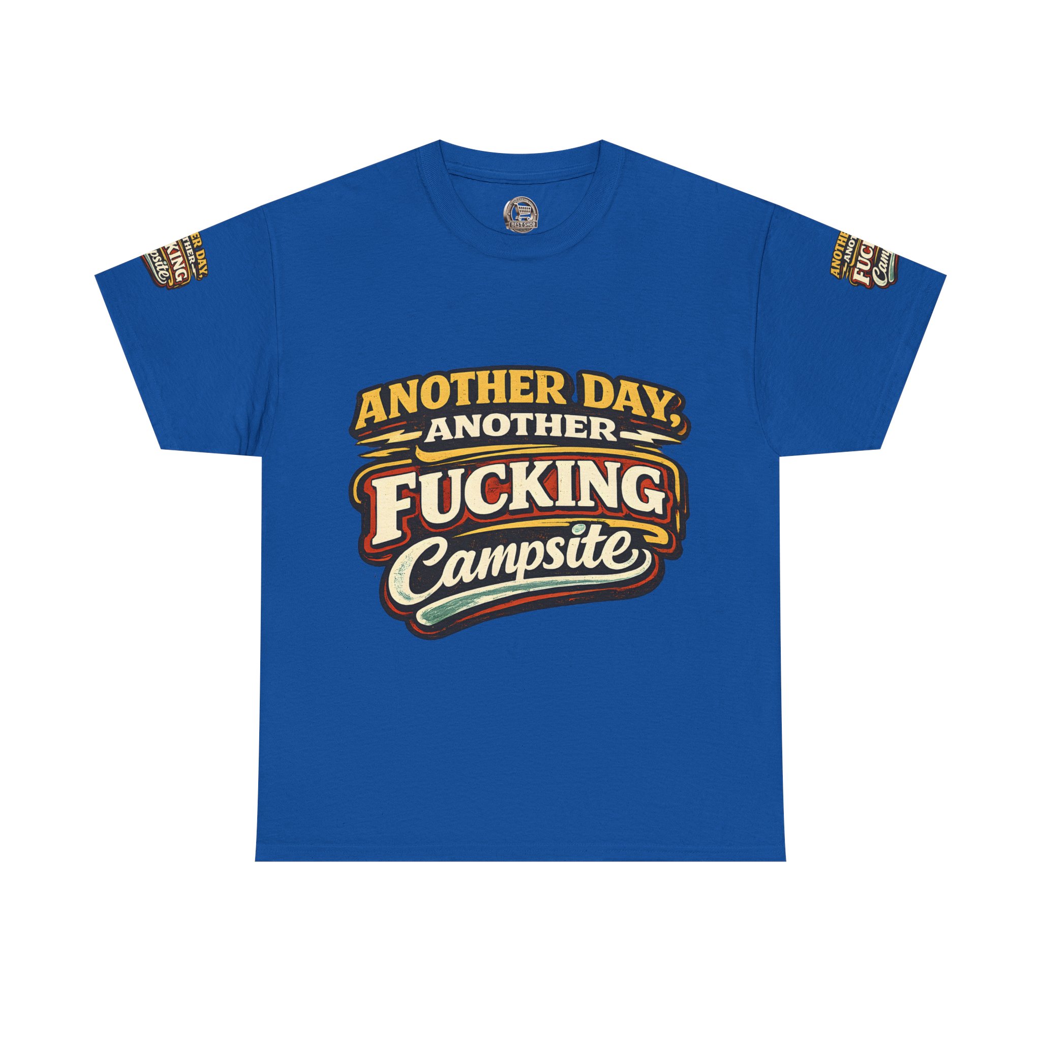 Unisex Heavy Cotton Tee — "Another Day" Design F**K-Line