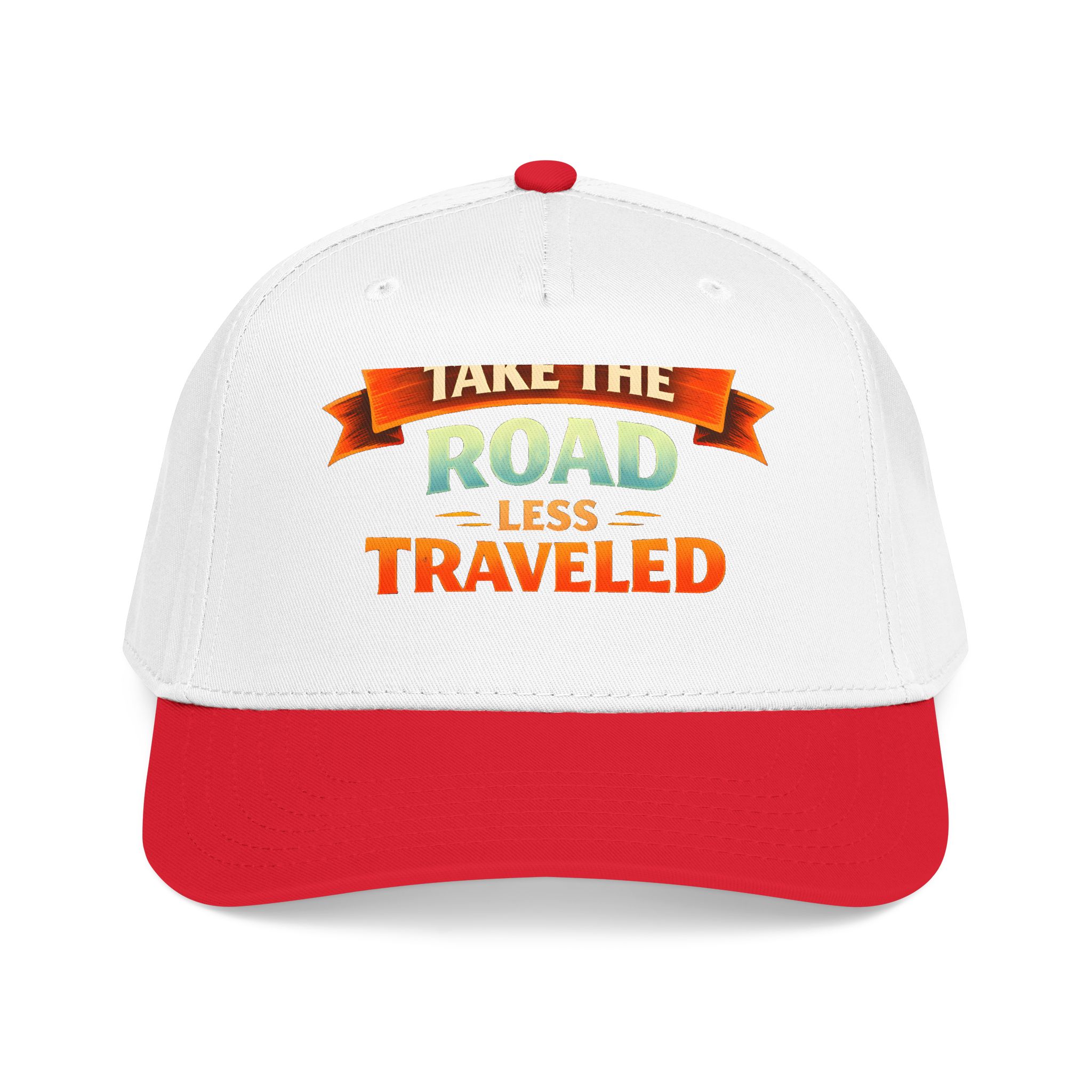 Baseball Cap - "Take The Road Less Traveled" Design Scenic-Line