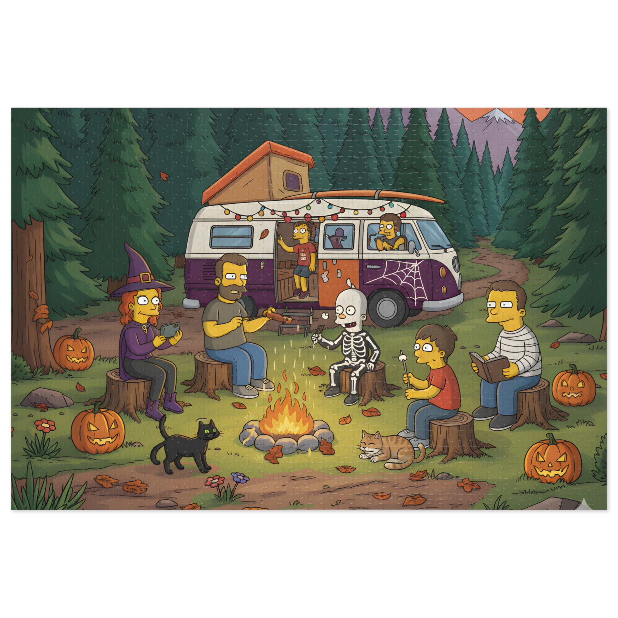 7528243249280839860_2048.jpeg Jigsaw Puzzle with Tin — Autumn Camping Jigsaw Halloween
