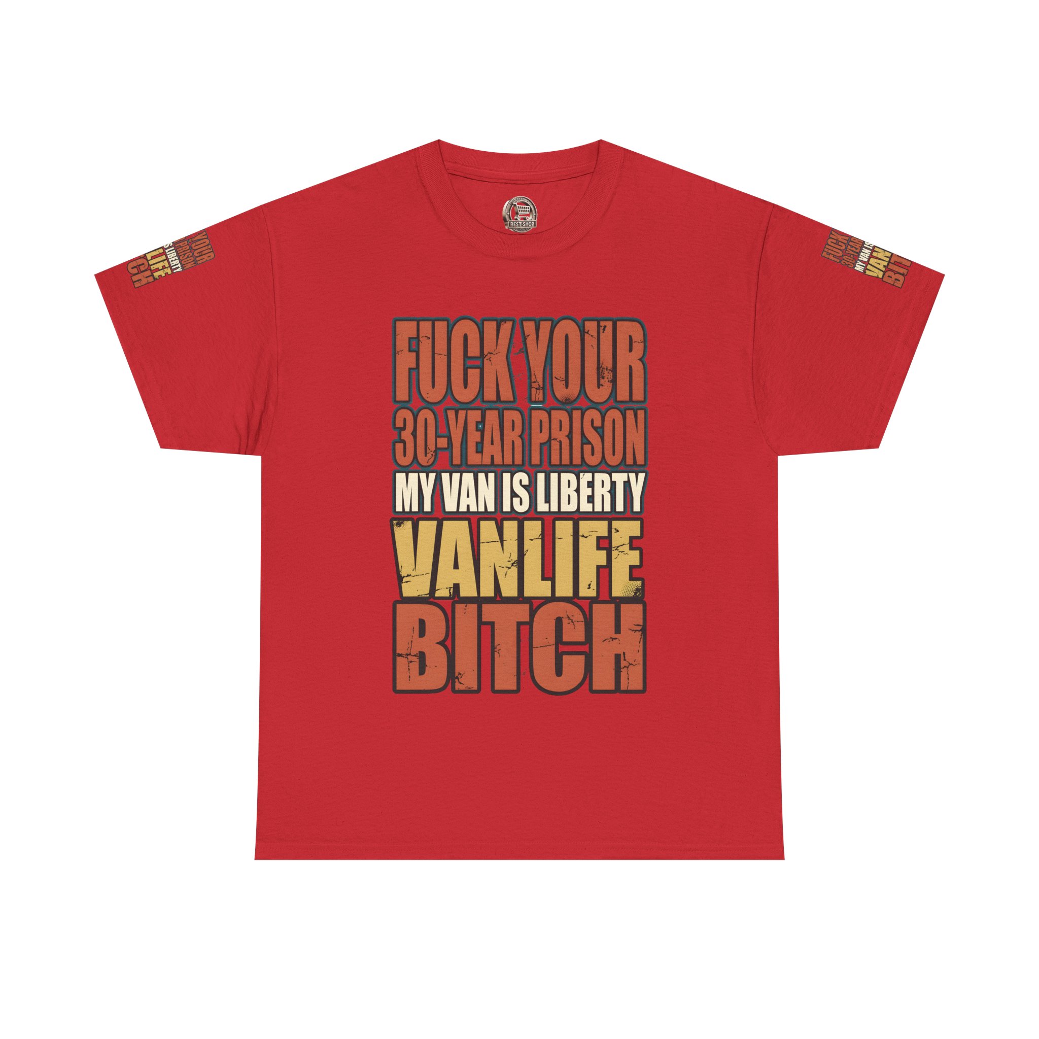Unisex Heavy Cotton Tee — "Fuck Your 30 Year" Design F**K-Line