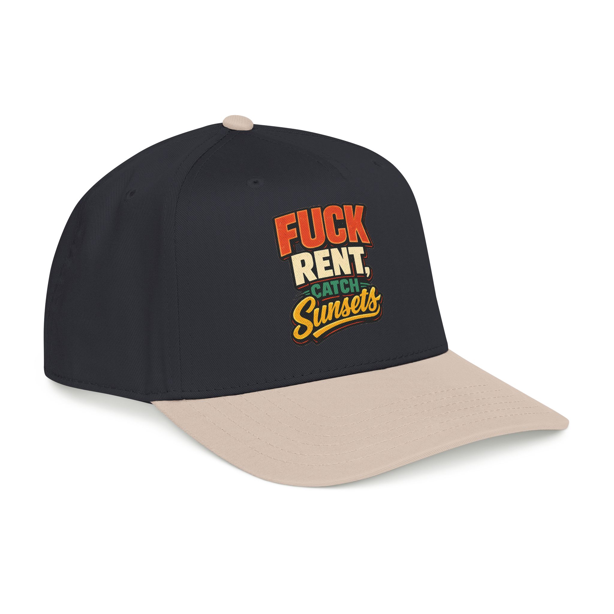 Baseball Cap - "Fuck Rent Catch Sunsets" Design F**K-Line