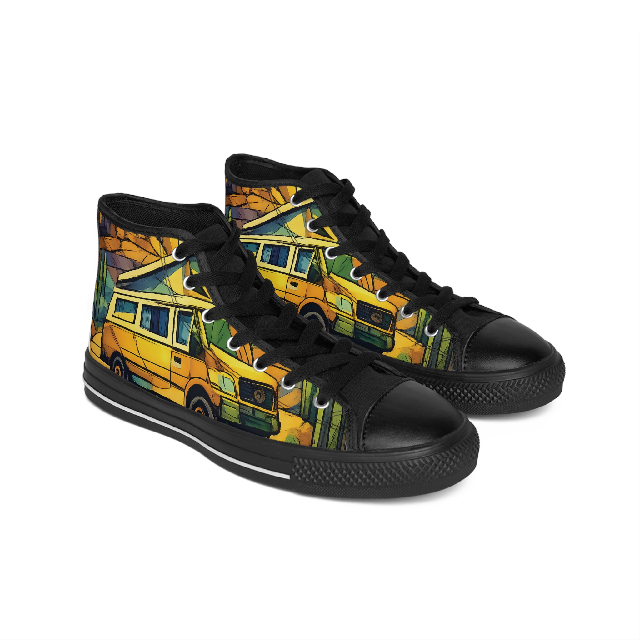 Men's High Top Sneakers — Camper Shoes (Design Cubic-Line)