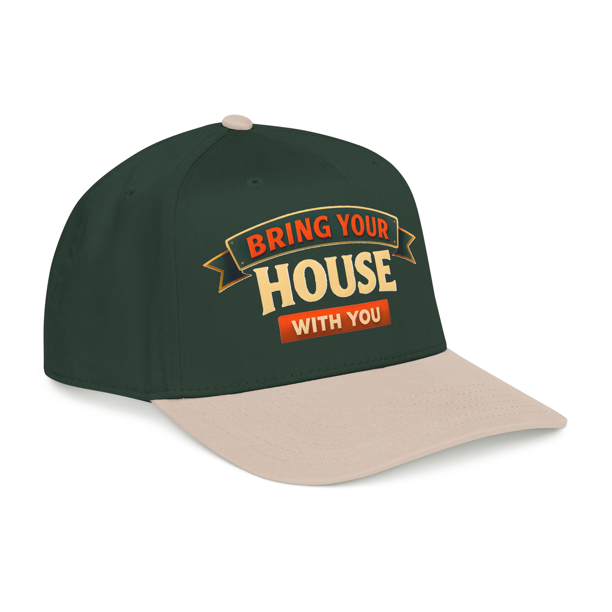 Baseball Cap - "Bring Your House With You" Design Scenic-Line