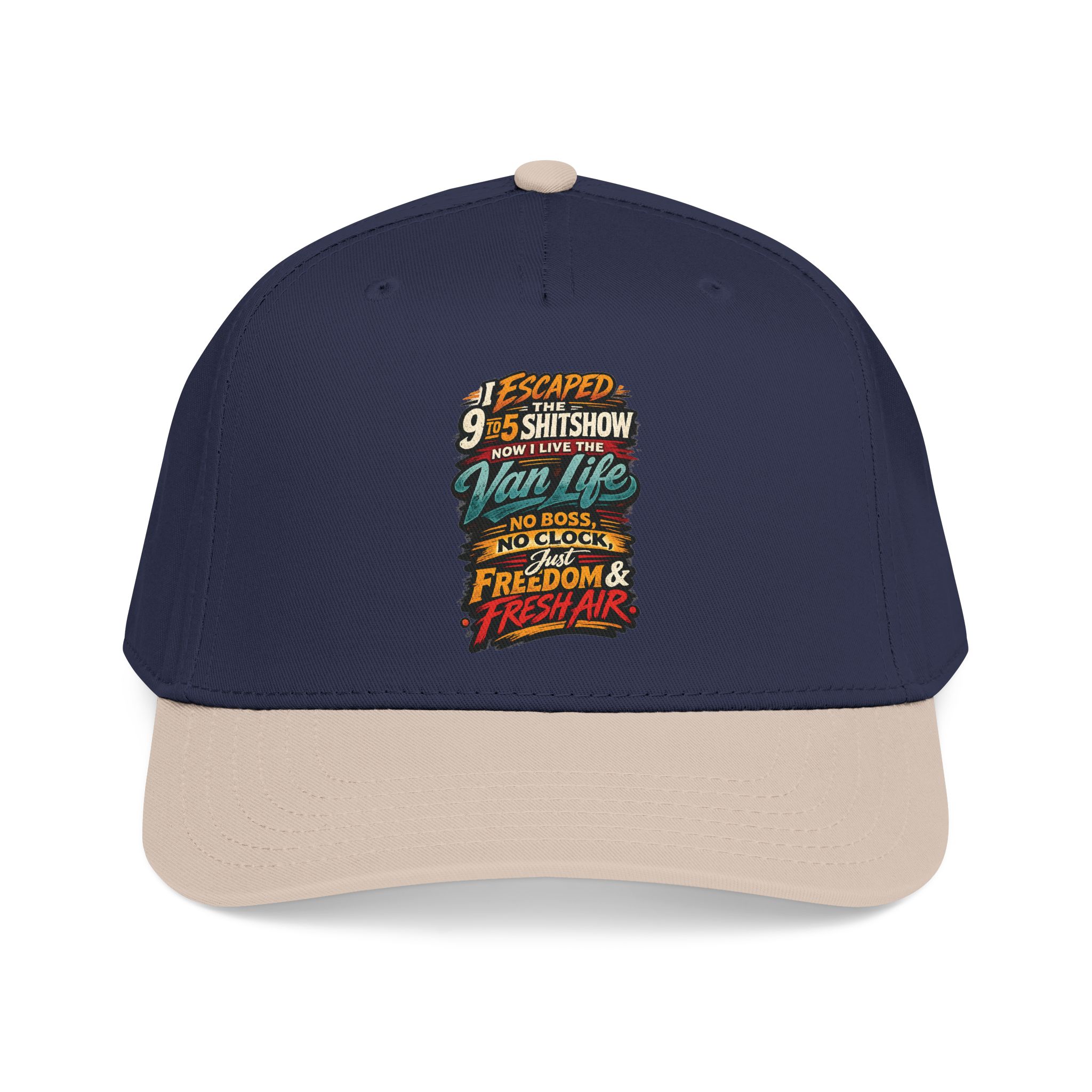 Baseball Cap - "I Escaped The 9 To 5" Design F**K-Line