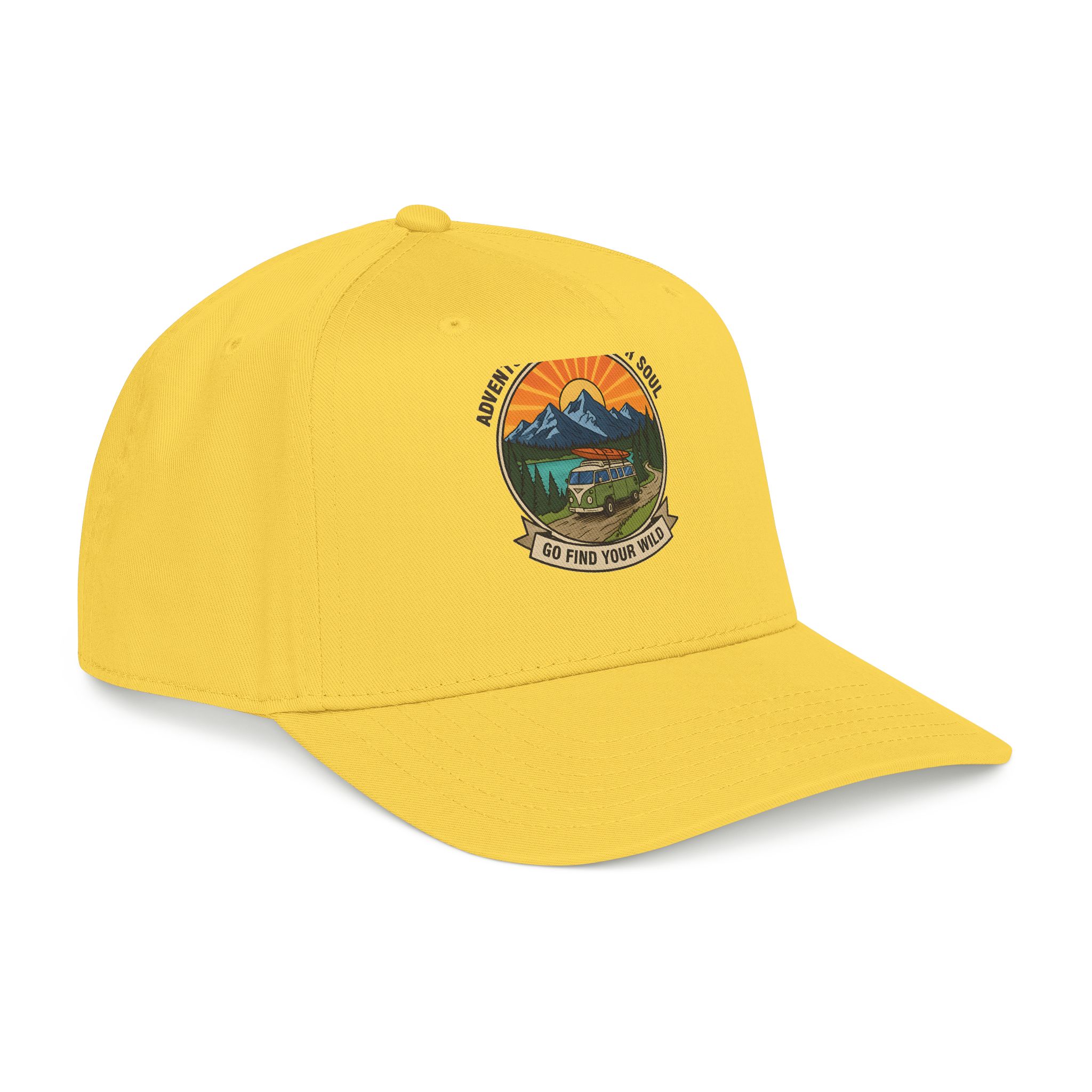 Baseball Cap — "Go Find Your Wild" Outdoor Patch