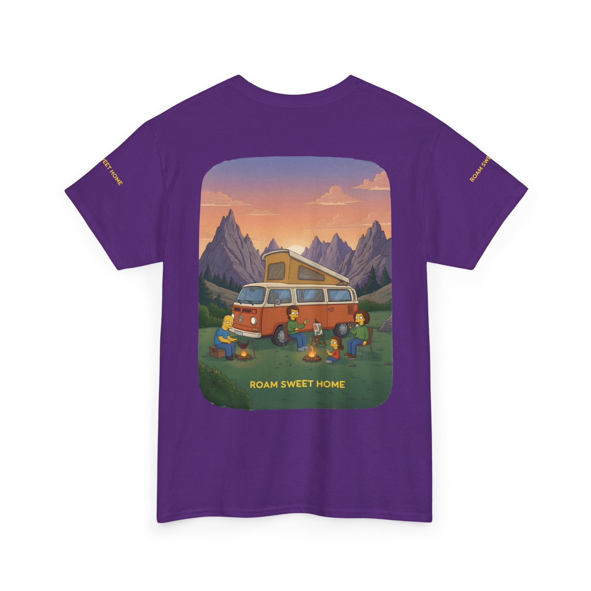 Unisex Heavy Cotton Tee — "Roam Sweet Home" Design Sitcom-Line