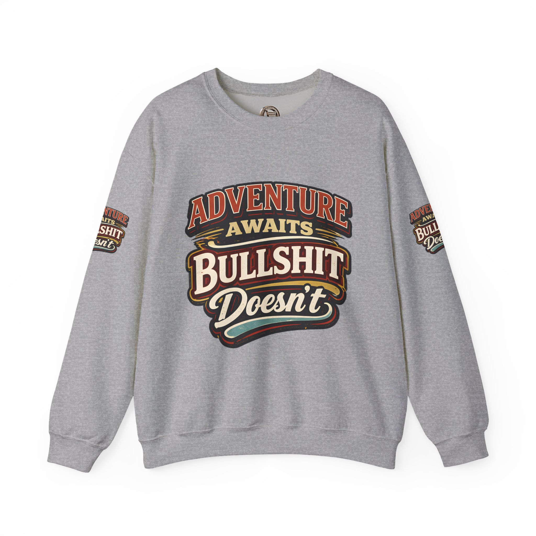 7605333113397439078_2048.jpeg Unisex Heavy Blend™ Crewneck Sweatshirt — "Adventure Awaits" Design F**K-Line