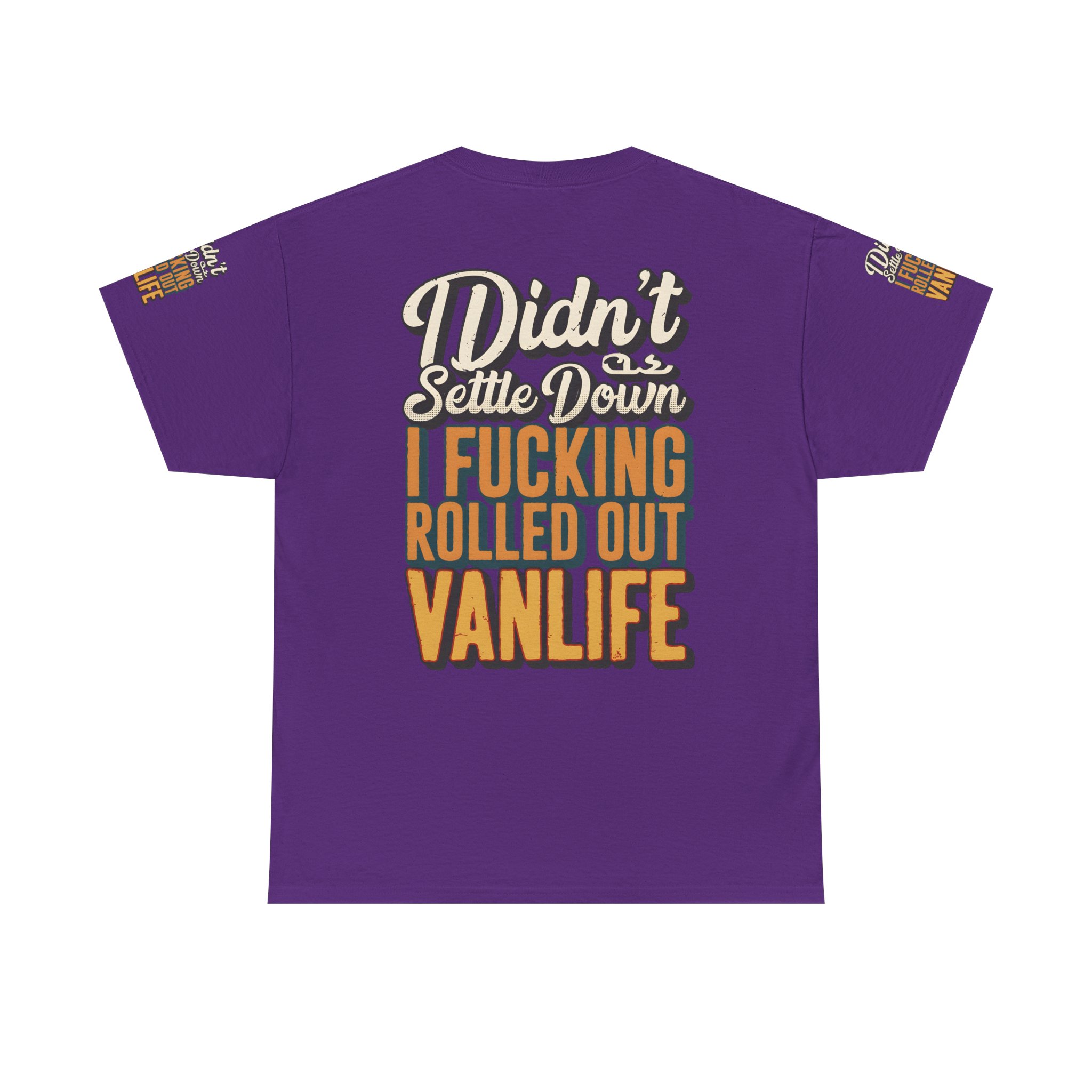 7612813776336594158_2048.jpeg Unisex Heavy Cotton Tee — "Dind´t Settle Down" Design F**K-Line