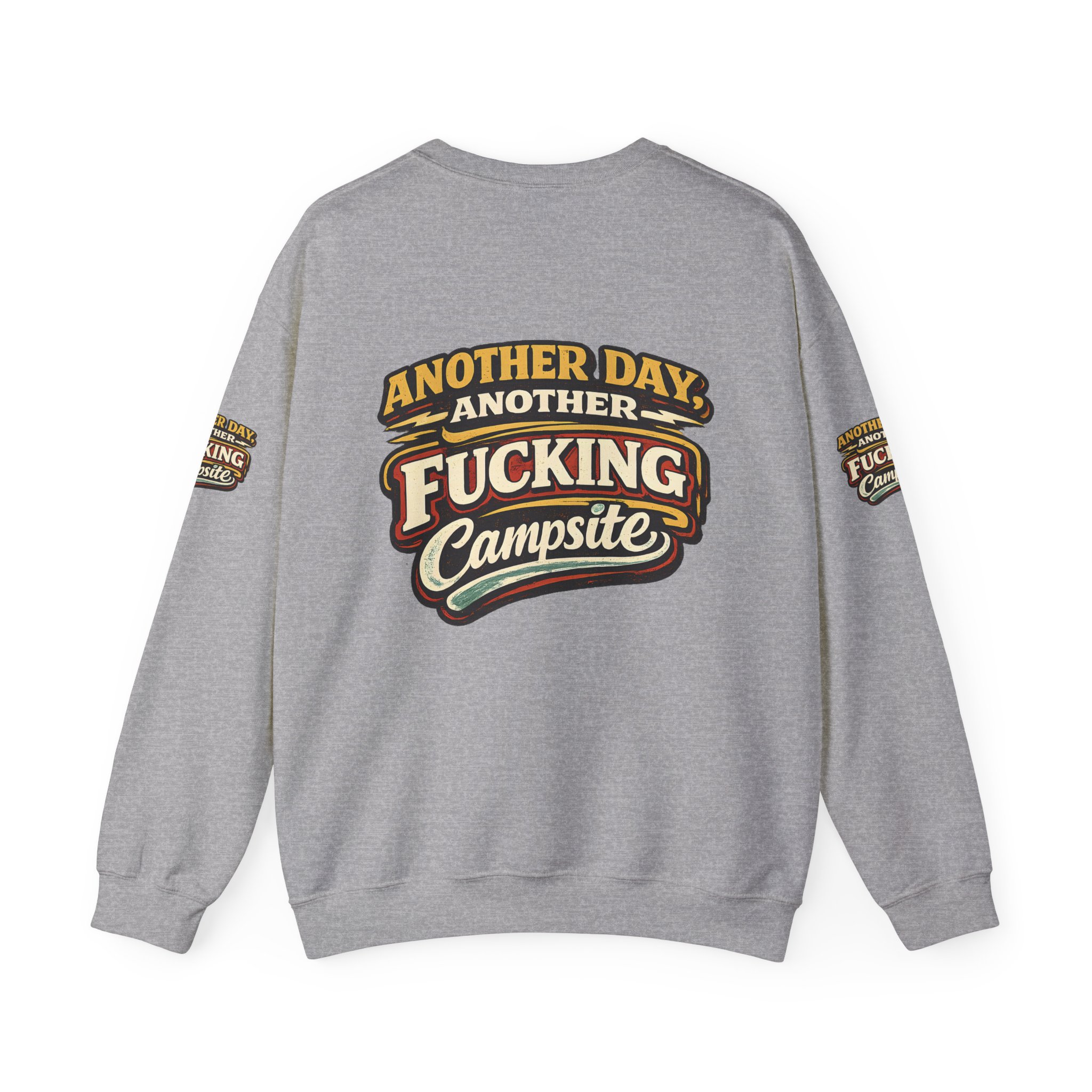 Unisex Heavy Blend™ Crewneck Sweatshirt — "Another Day" Design F**K-Line