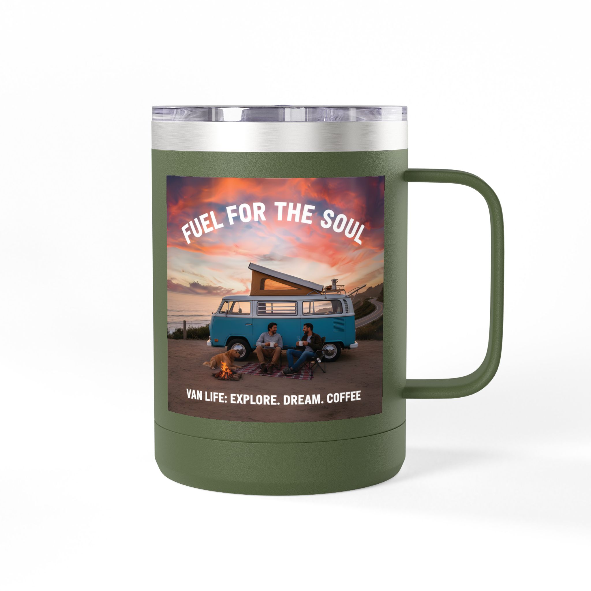 Coffee Mug Tumbler, 15oz — "Fuel for the Soul"