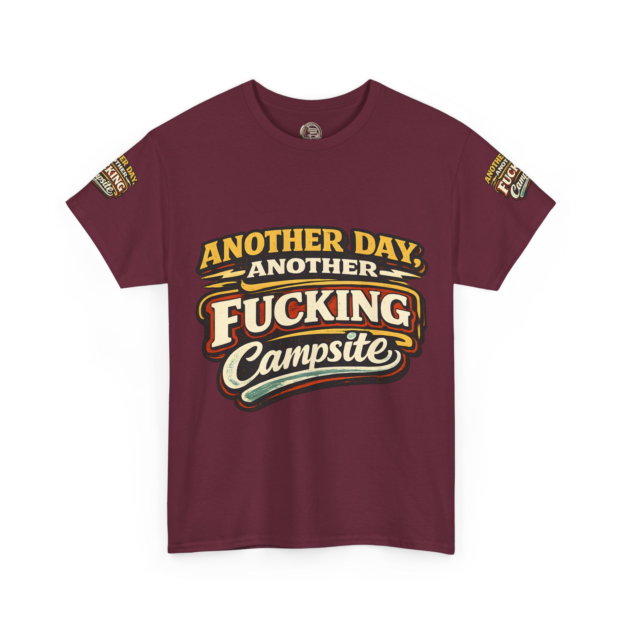 Unisex Heavy Cotton Tee — "Another Day" Design F**K-Line