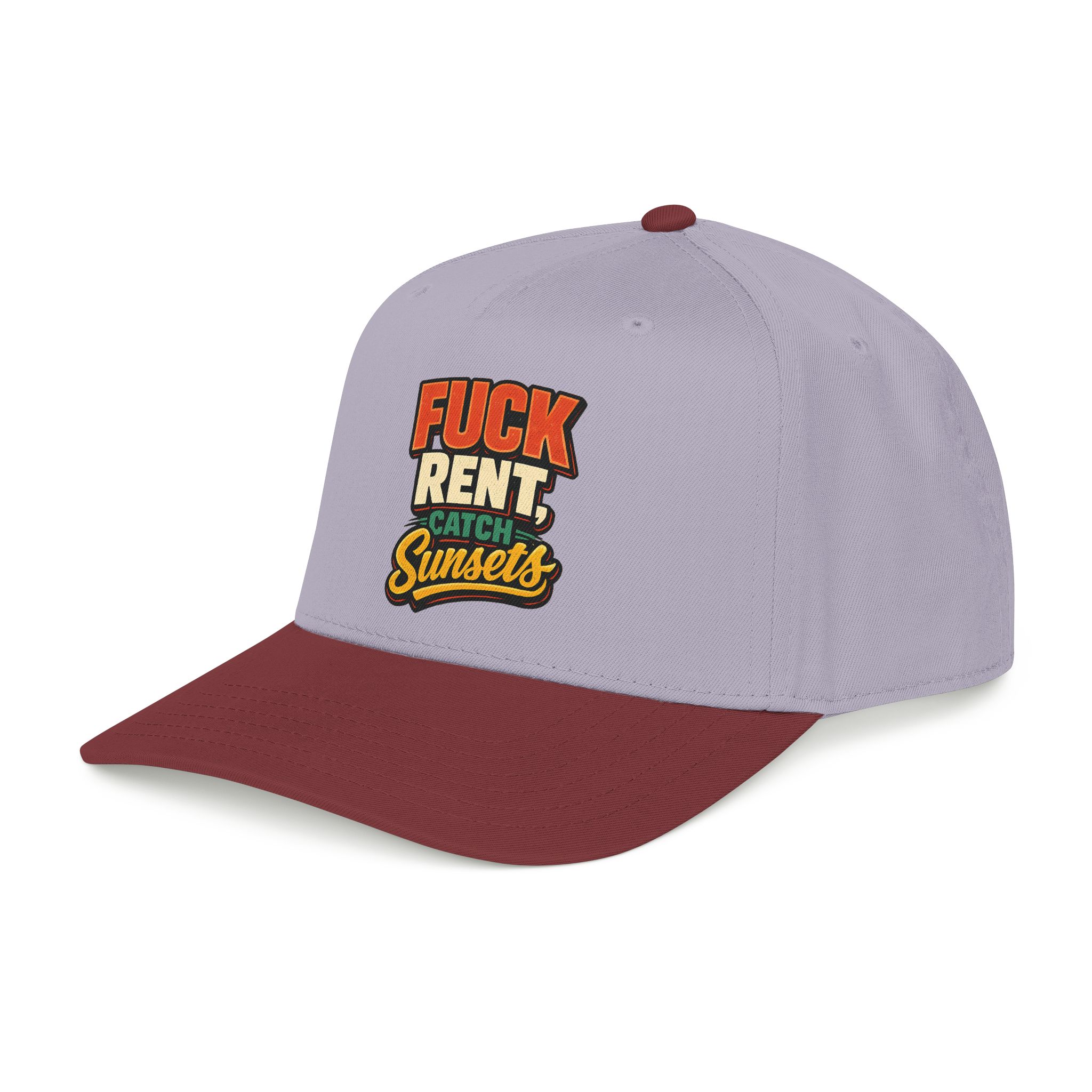 Baseball Cap - "Fuck Rent Catch Sunsets" Design F**K-Line