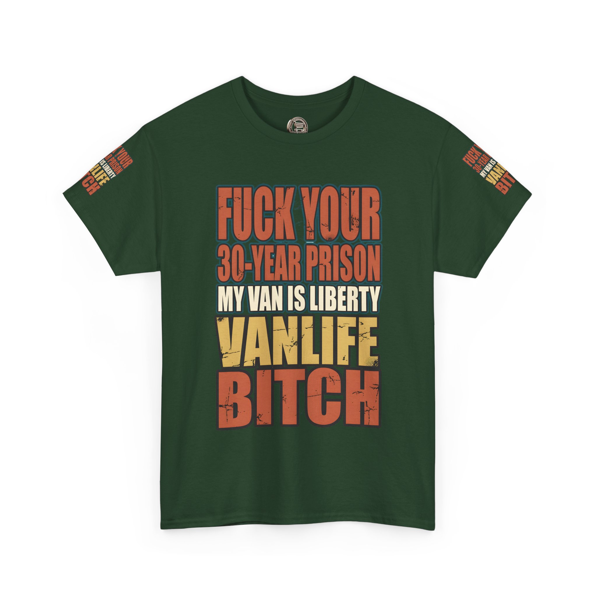 Unisex Heavy Cotton Tee — "Fuck Your 30 Year" Design F**K-Line