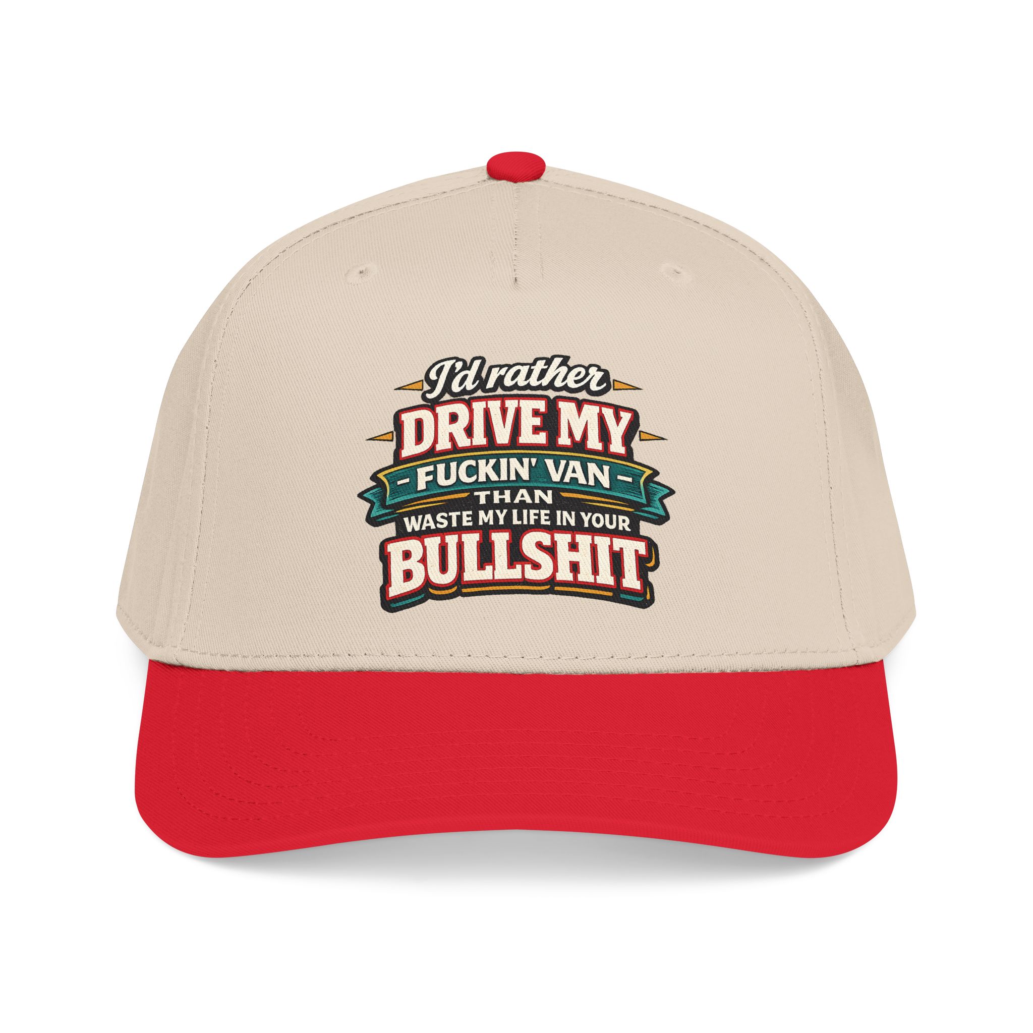 Baseball Cap - "I´d Rather Drive My Fucking Van" Design F**K-Line