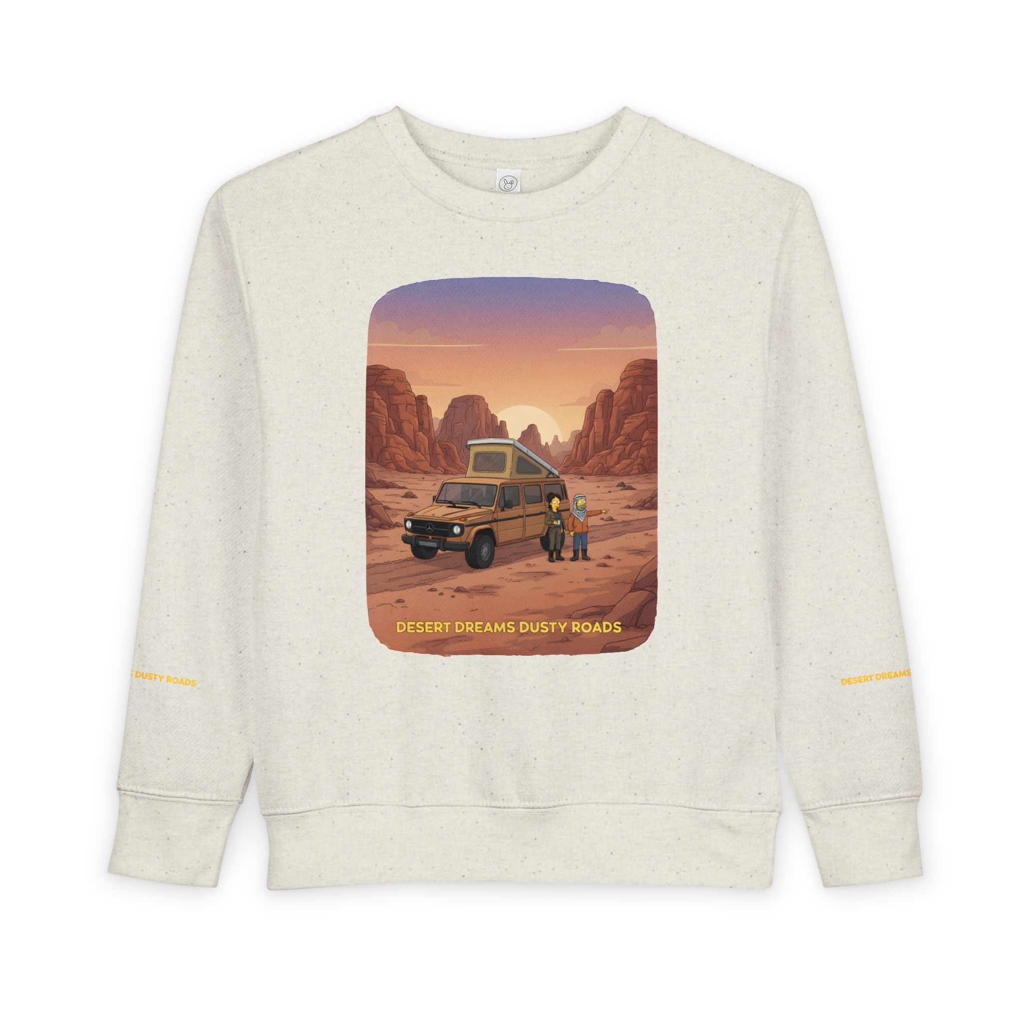 Toddler Sweatshirt - "Desert Dreams Dusty Roads" (Design Sitcom-Line)