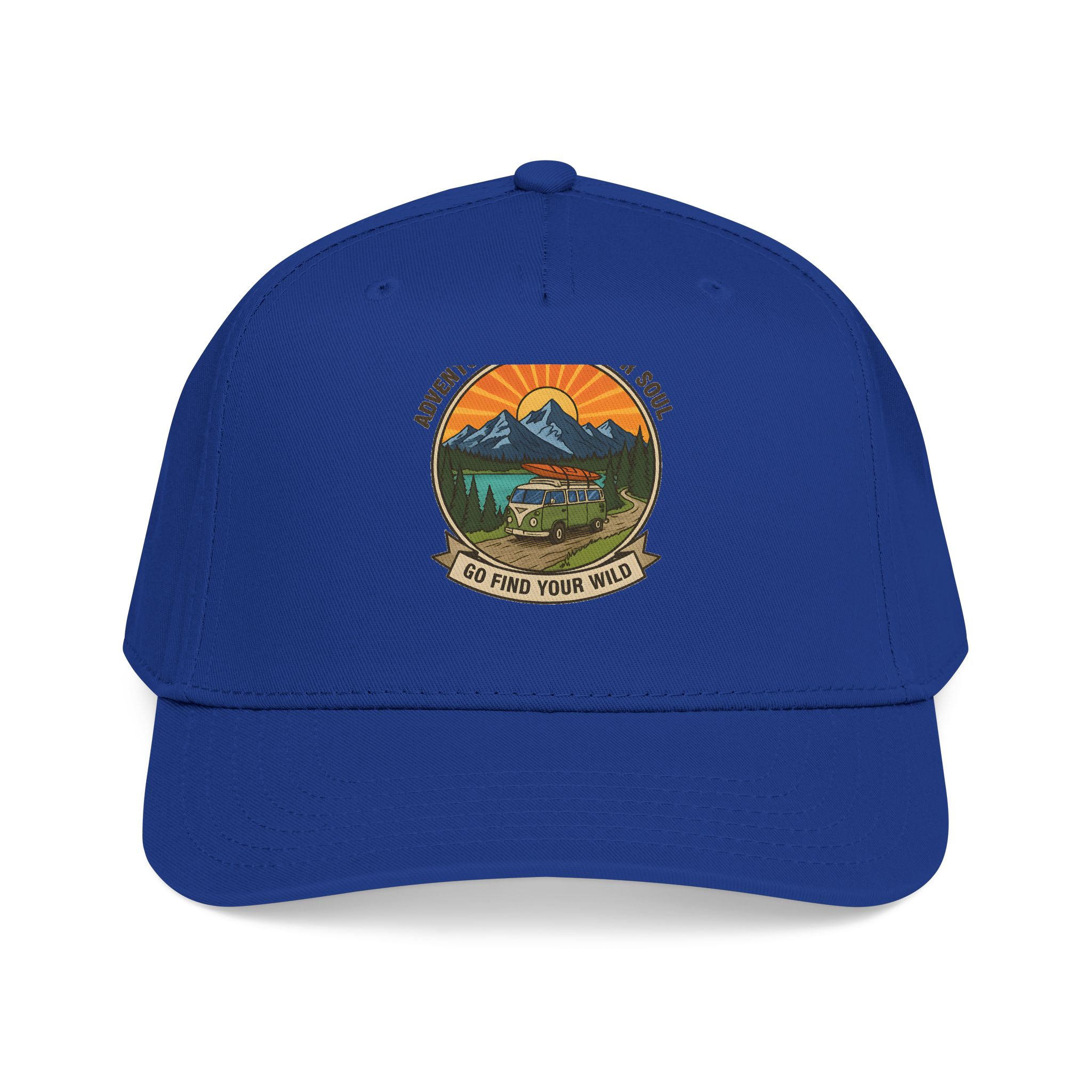Baseball Cap — "Go Find Your Wild" Outdoor Patch