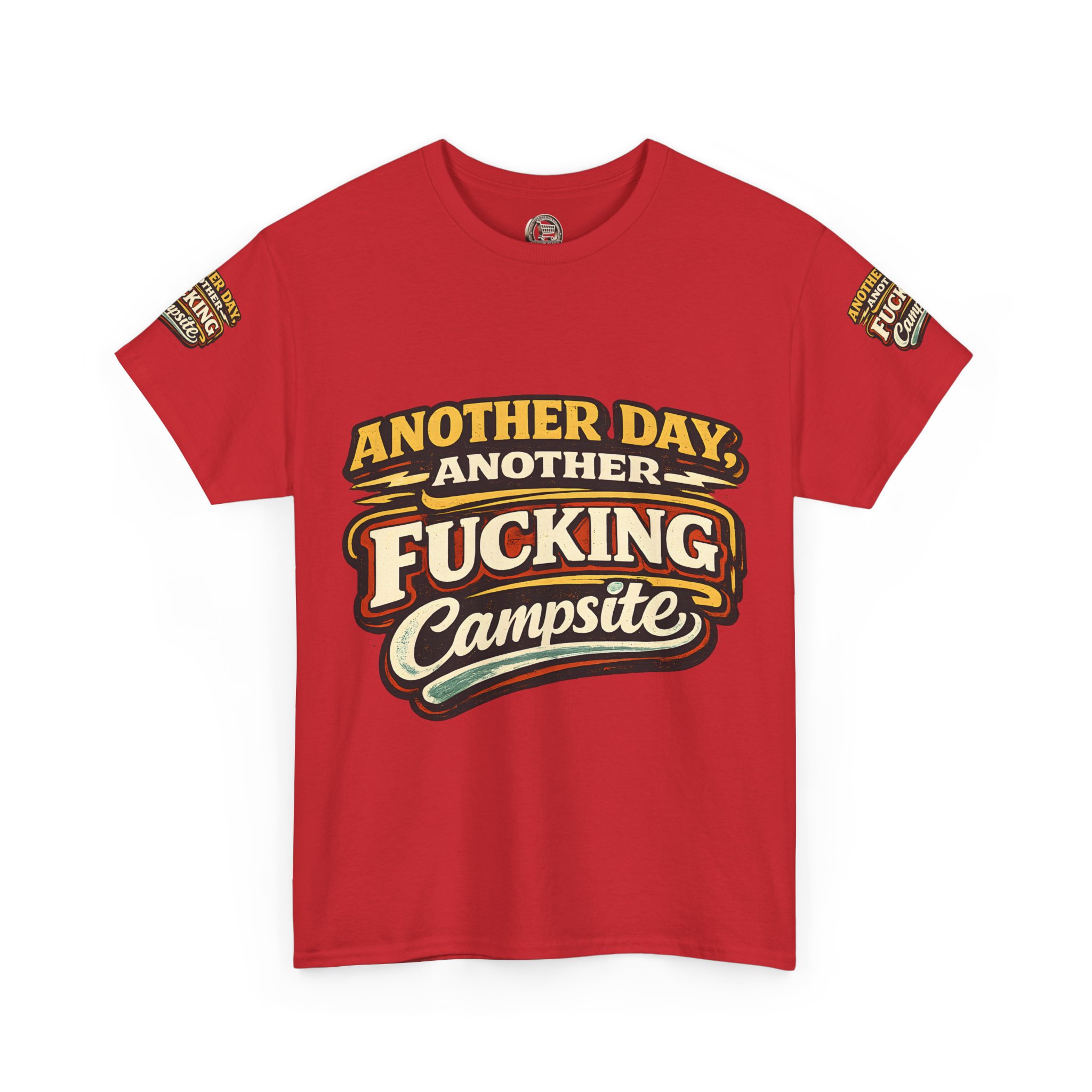 Unisex Heavy Cotton Tee — "Another Day" Design F**K-Line