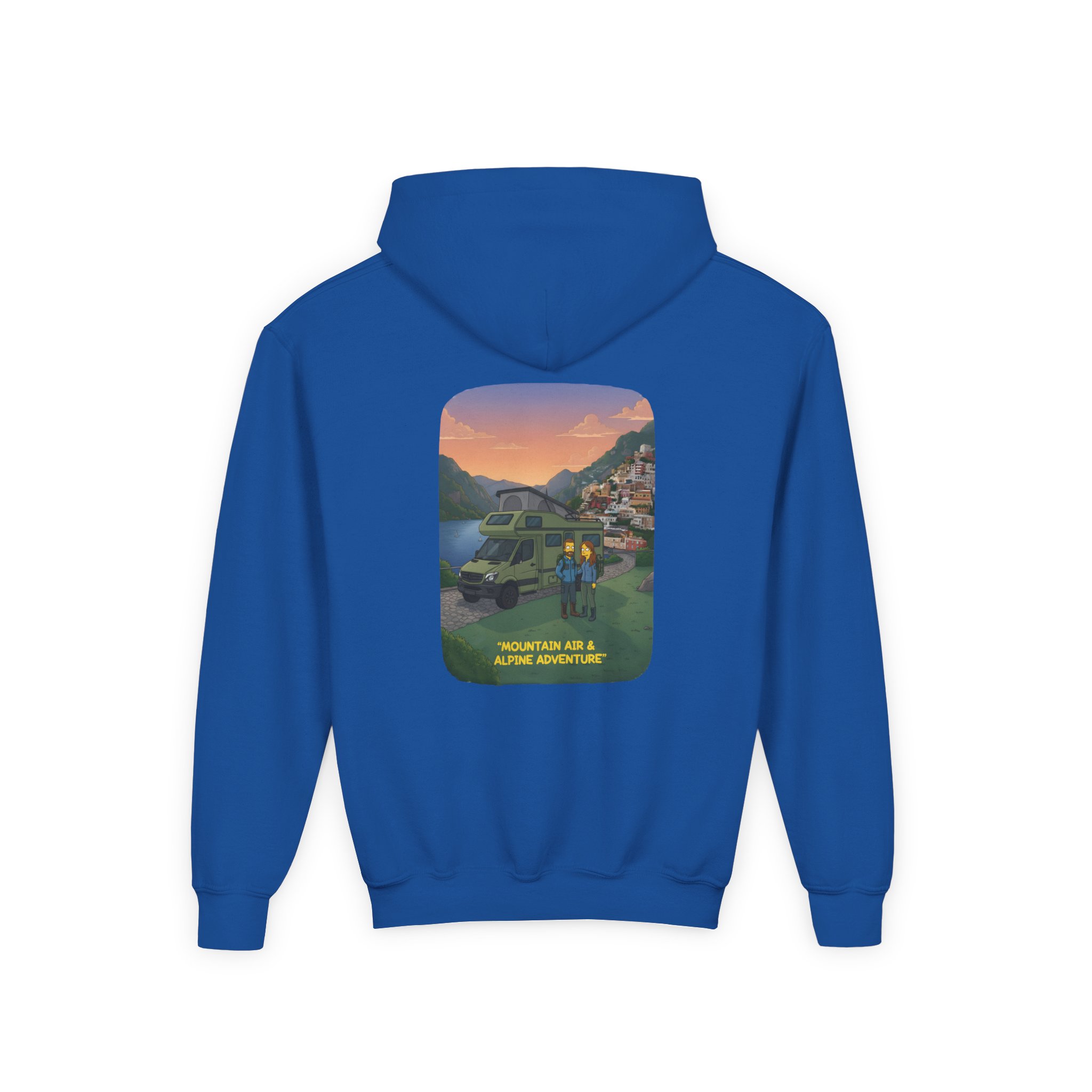 7723492211102536272_2048.jpeg Youth Hoodie(Gildan) – "Mountain Air And Alpine Adventure" (Design Sitcom-Line)
