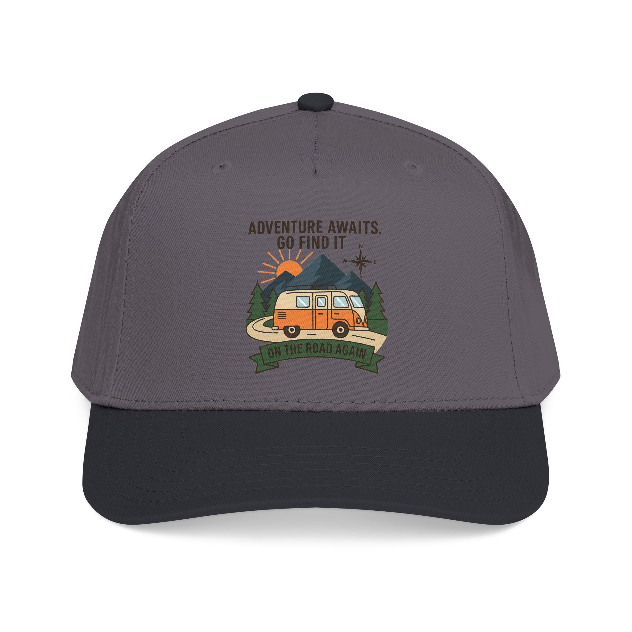 Baseball Cap - "Adventure Awaits" Outdoor Travel Hat
