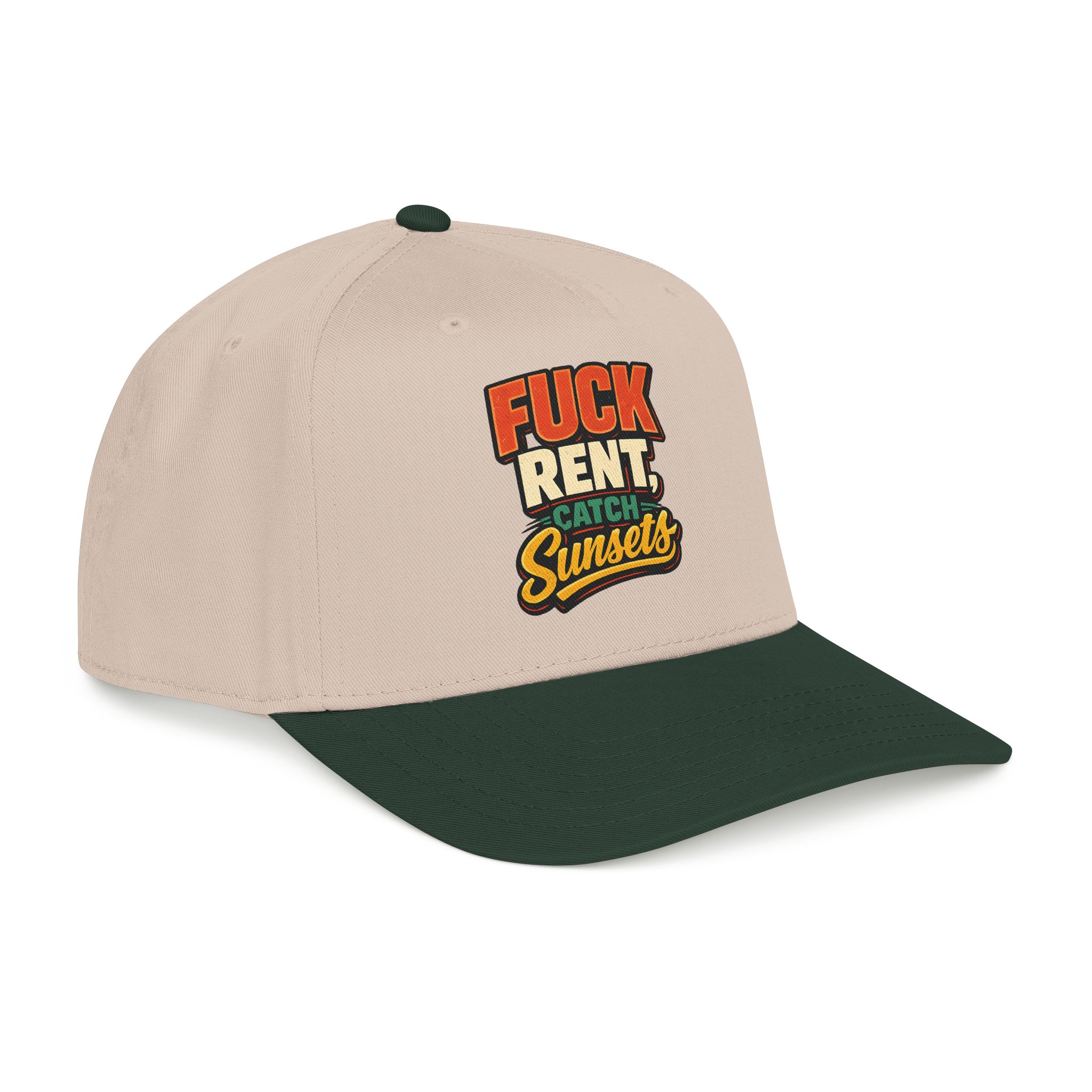 Baseball Cap - "Fuck Rent Catch Sunsets" Design F**K-Line
