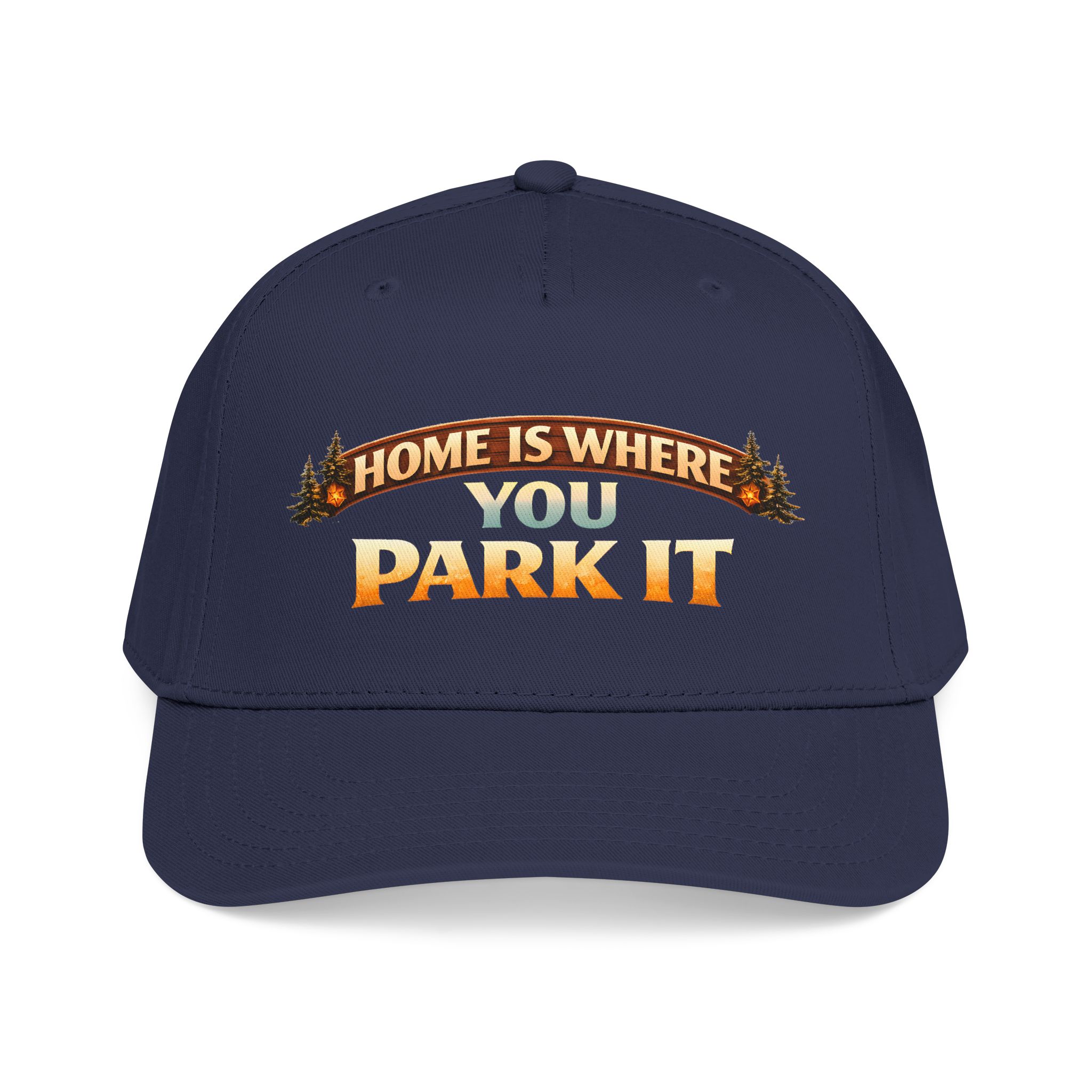 Baseball Cap - "Home Is Where You Park It" Design Scenic-Line