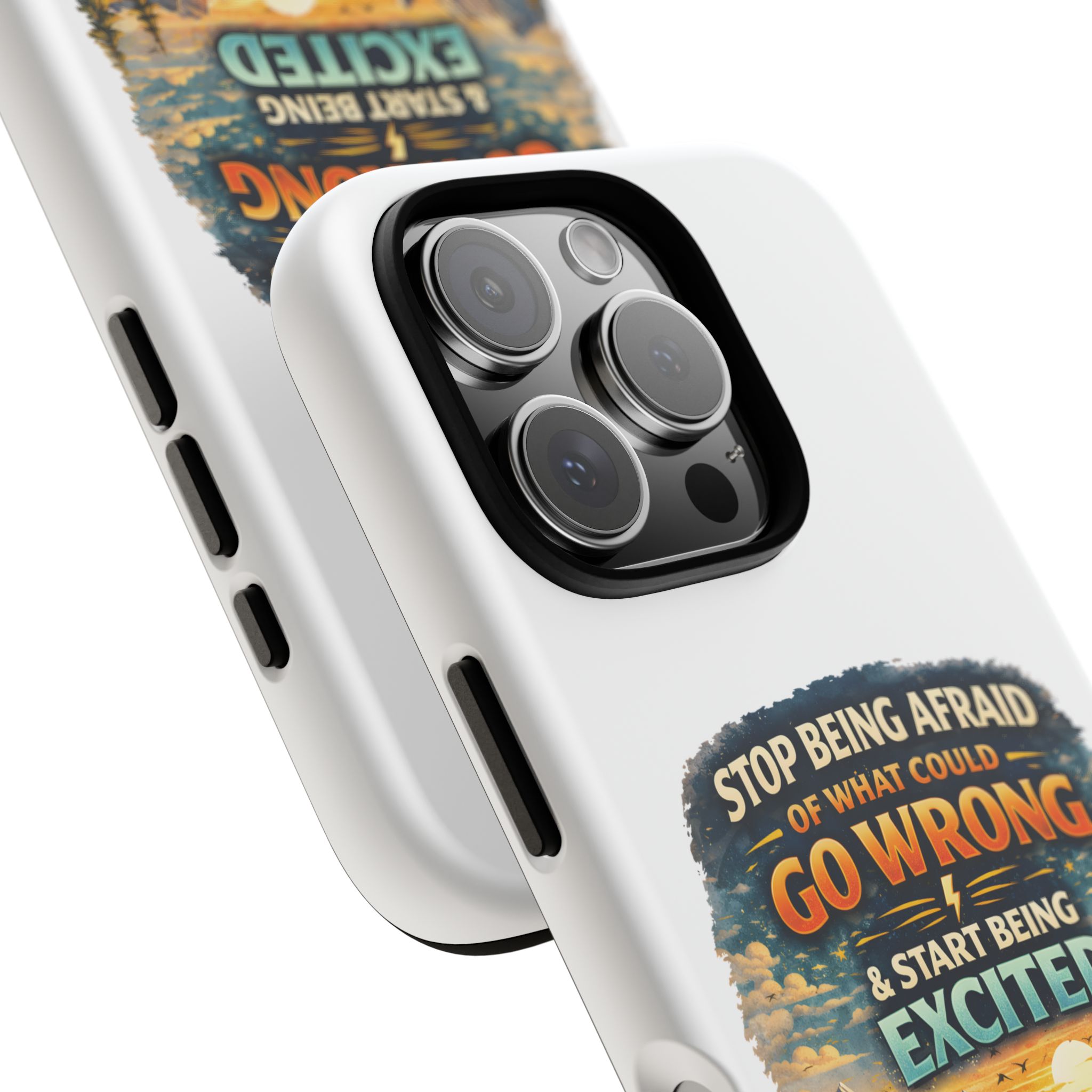 Phone Case — "Stop Being Afraid" (Design Scenic-Line)