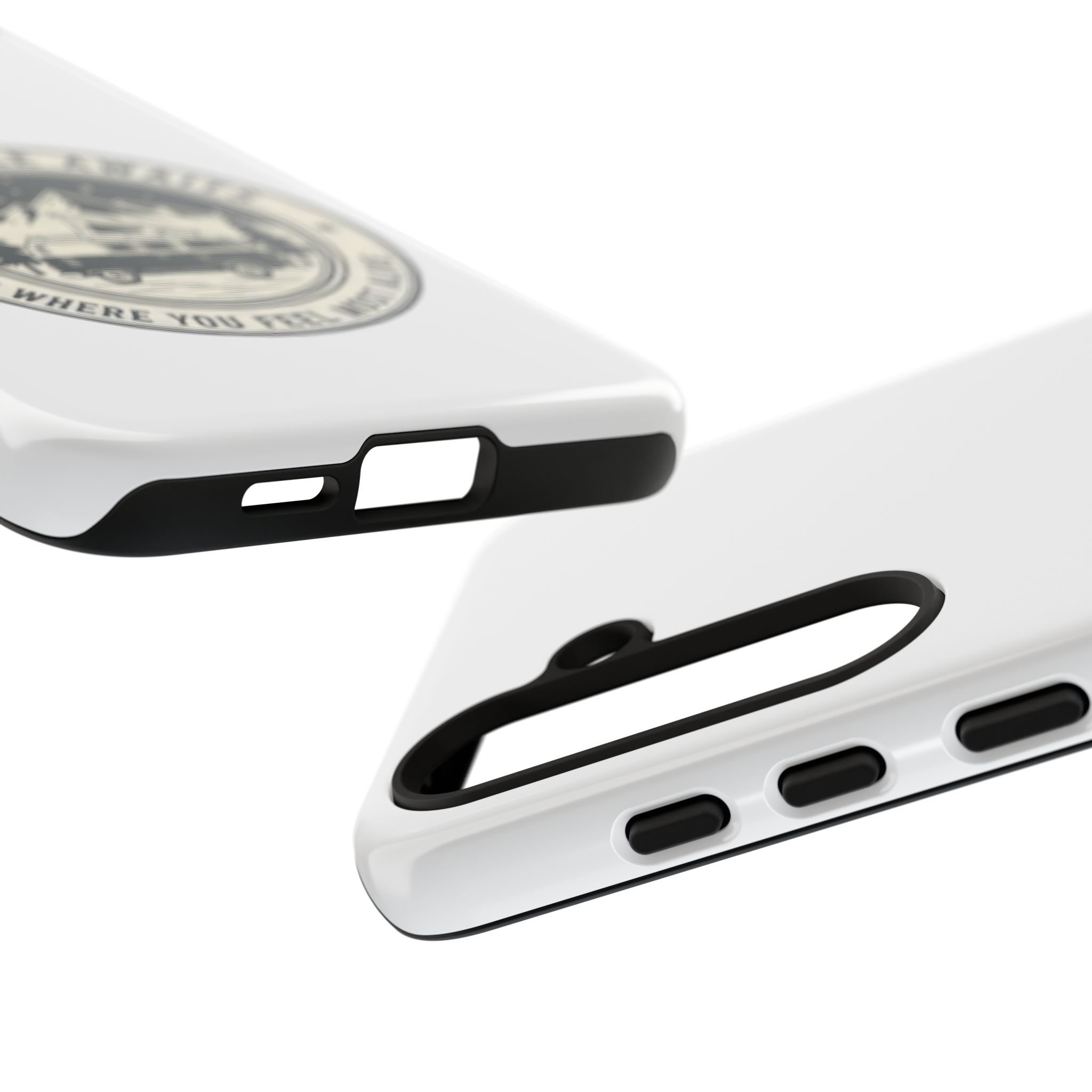 Phone Case — "Adventure Awaits-Go Where You Feel Most Alive" Camper Van Design