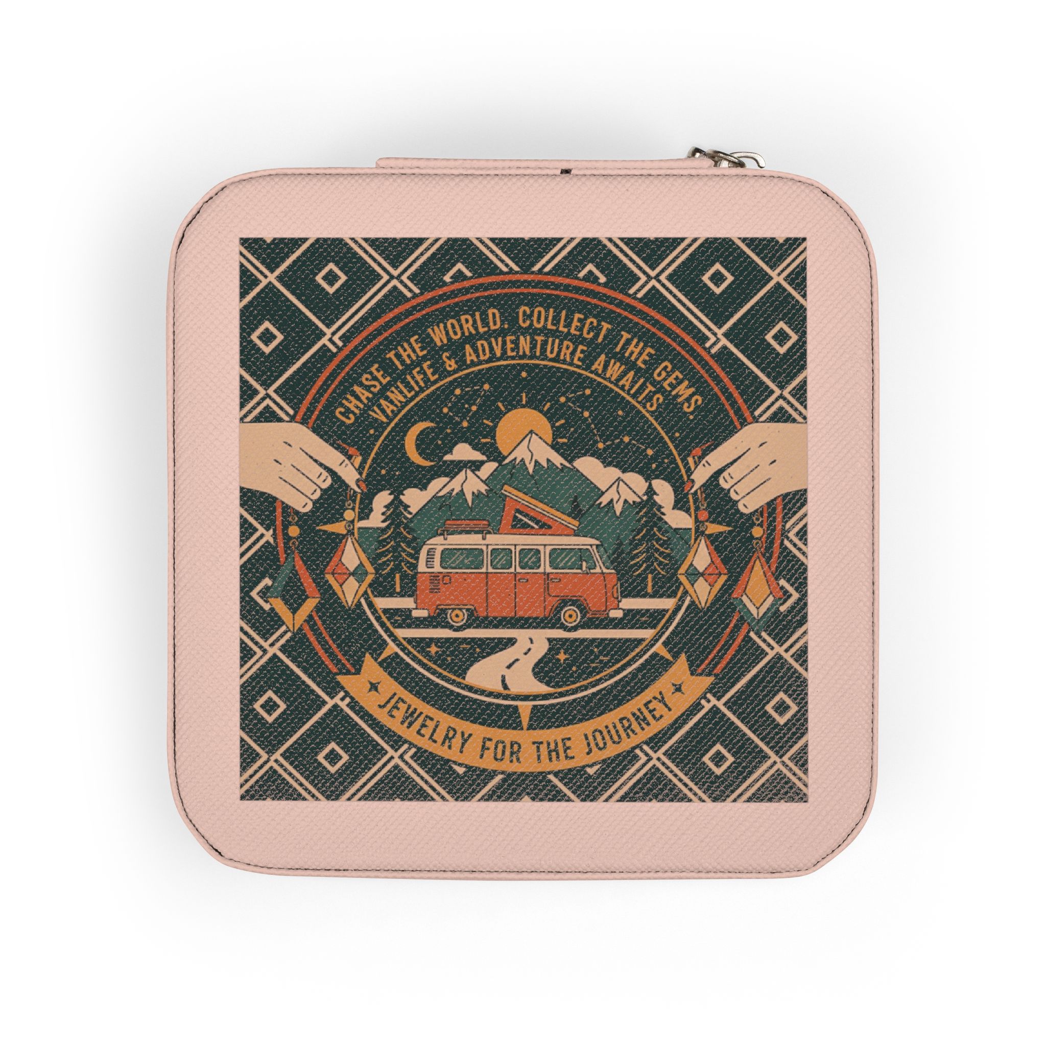 Jewelry Travel Case – Compact Organizer for Rings, Necklaces & Earrings