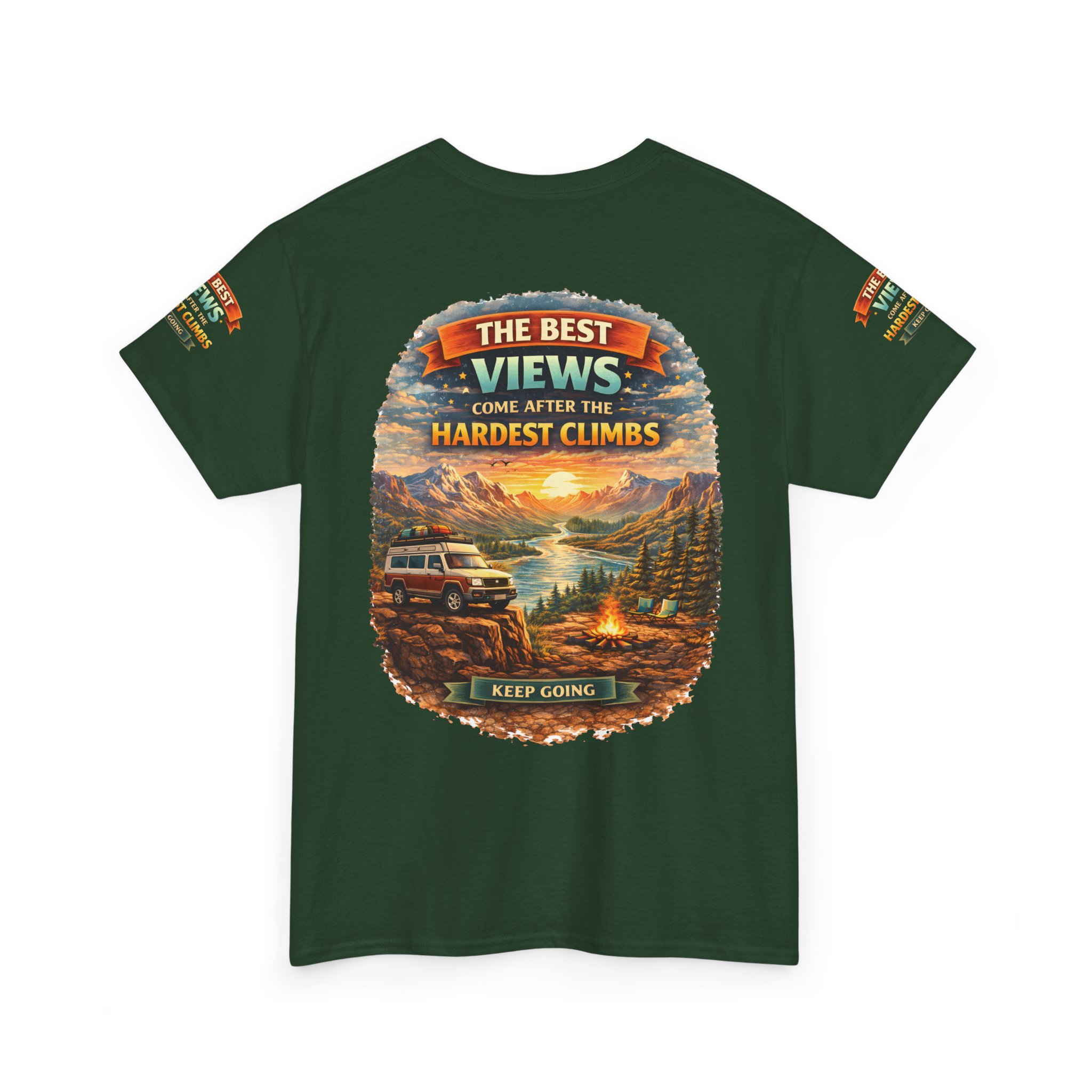 7834862816815462303_2048.jpeg Unisex Heavy Cotton Tee — "The Best Views" Design Scenic-Line