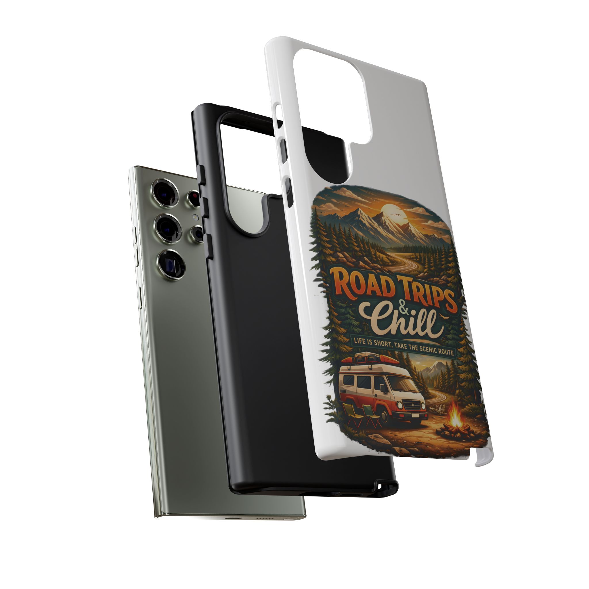 Phone Case — "Road Trips and Chill" (Design Scenic-Line)