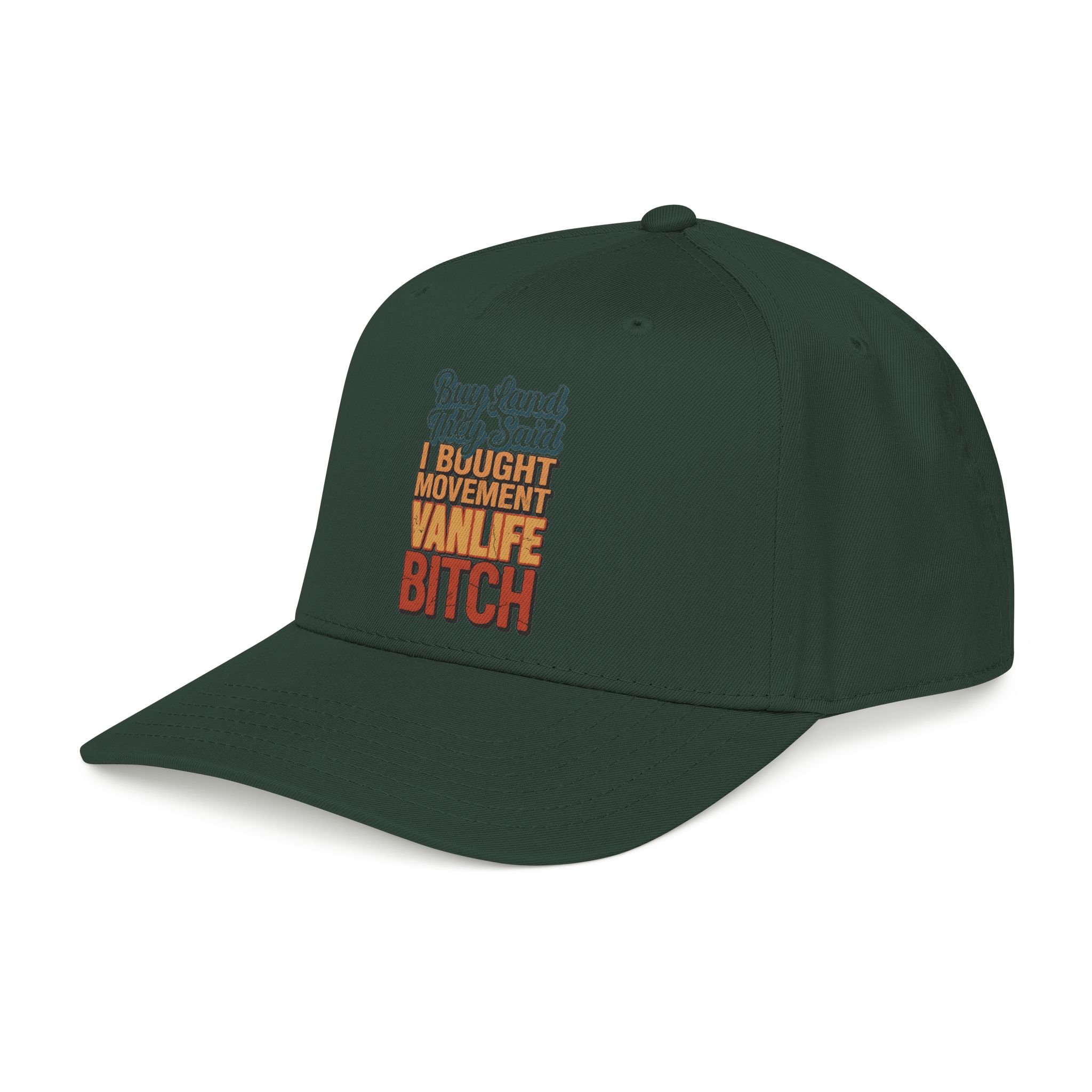 Baseball Cap - "Buy Land They Said" Design F**K-Line