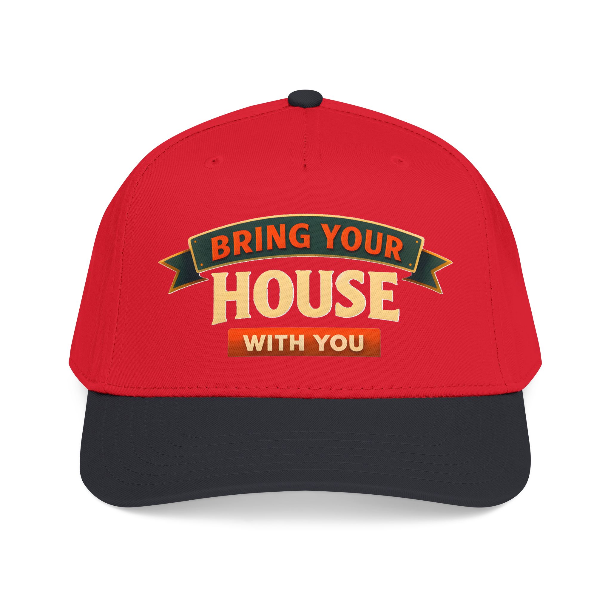 Baseball Cap - "Bring Your House With You" Design Scenic-Line